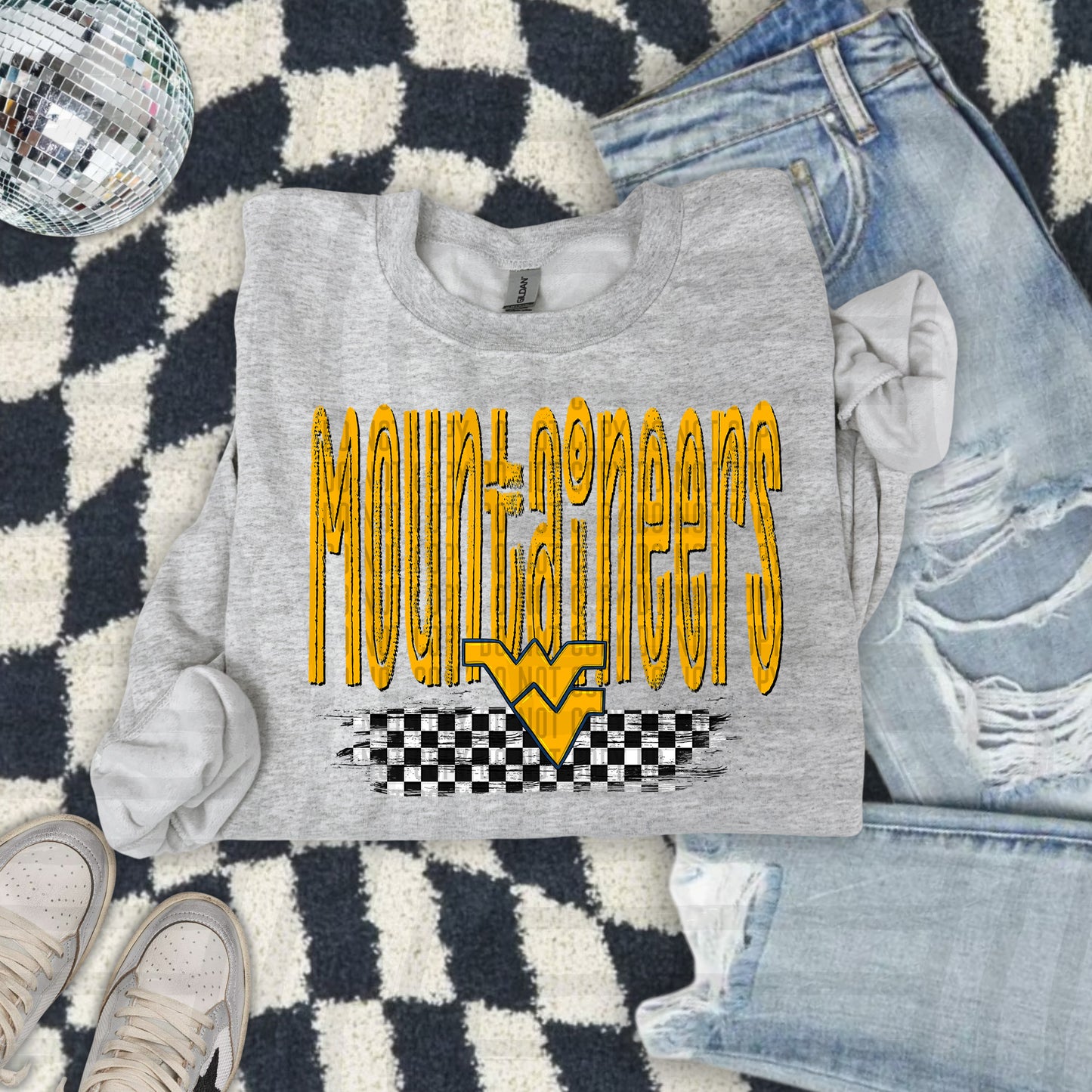 CHECKERED COLLEGE TEES