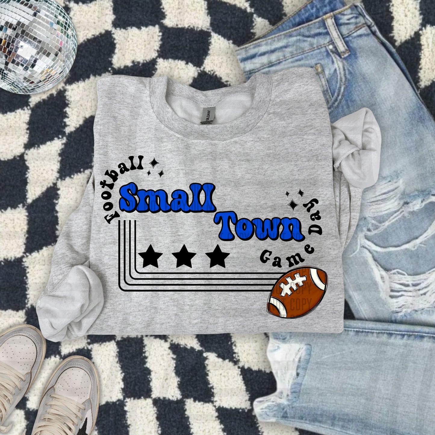 SMALL TOWN FOOTBALL TEES -21 COLORS