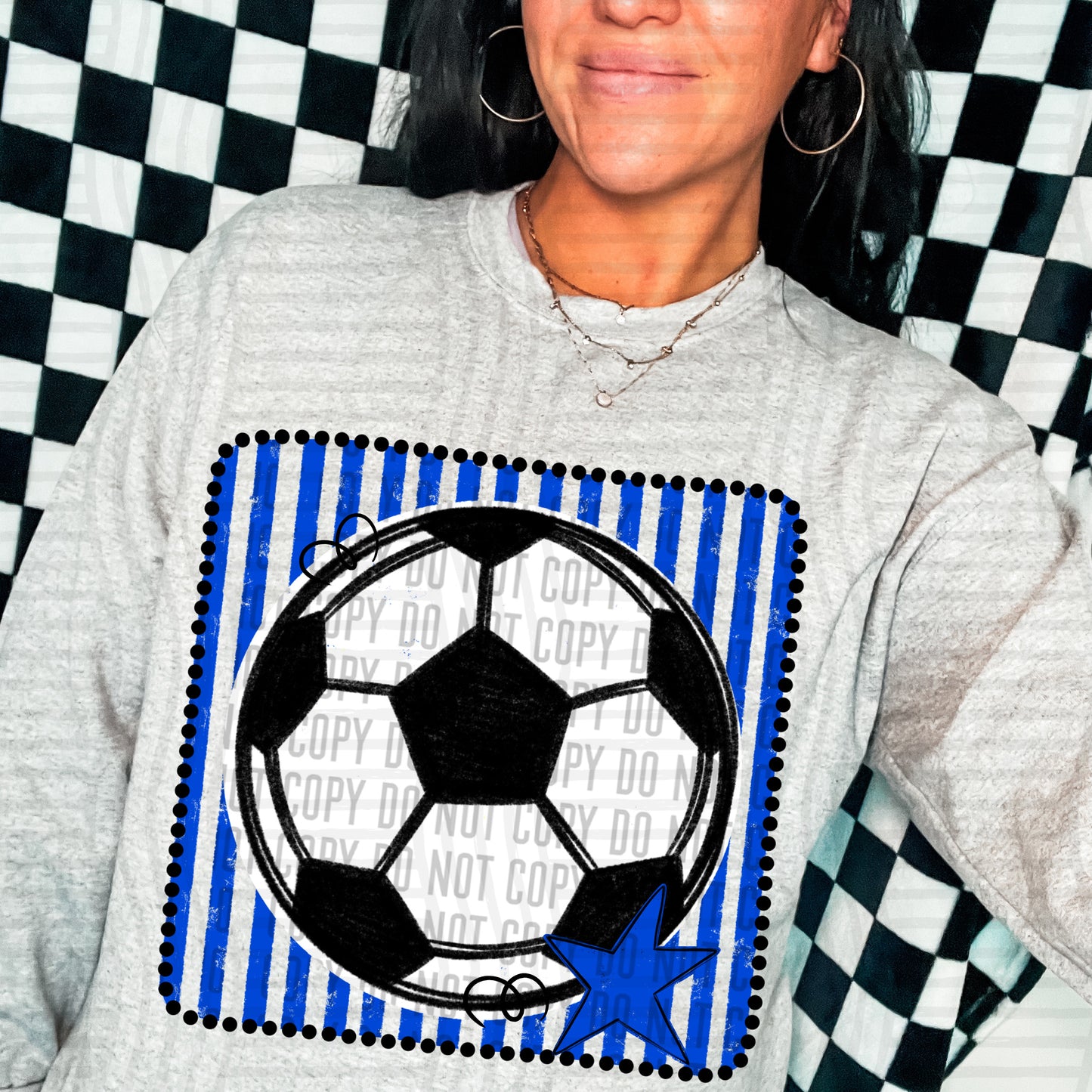 DISTRESSED SOCCER TEE - MULTIPLE COLORS