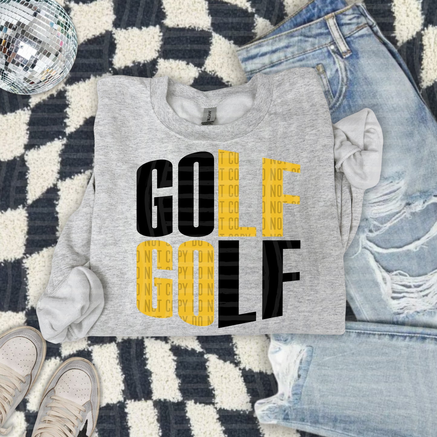 WORD ART GOLF TEE