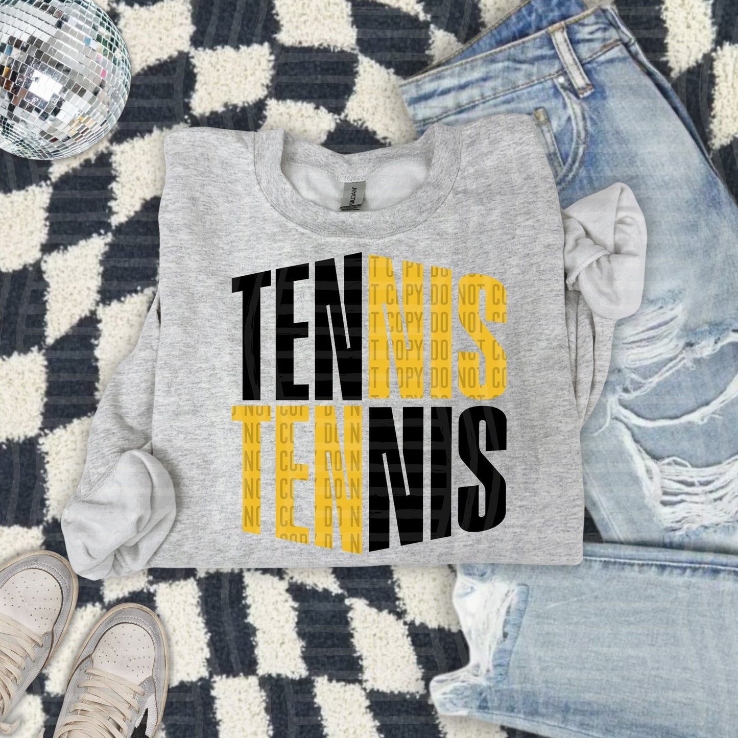 WORD ART TENNIS TEE