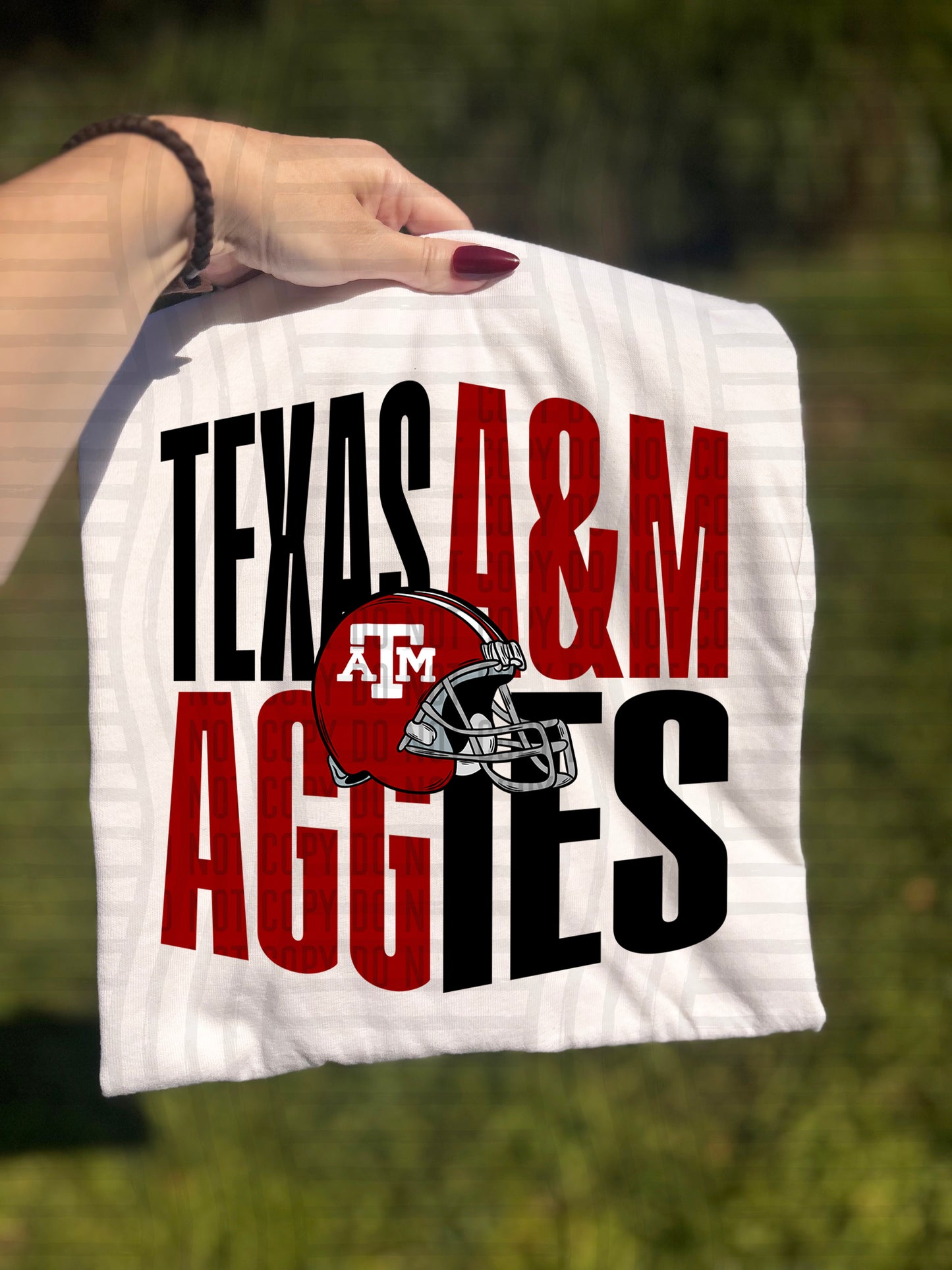 COLLEGE WORD ART TEE