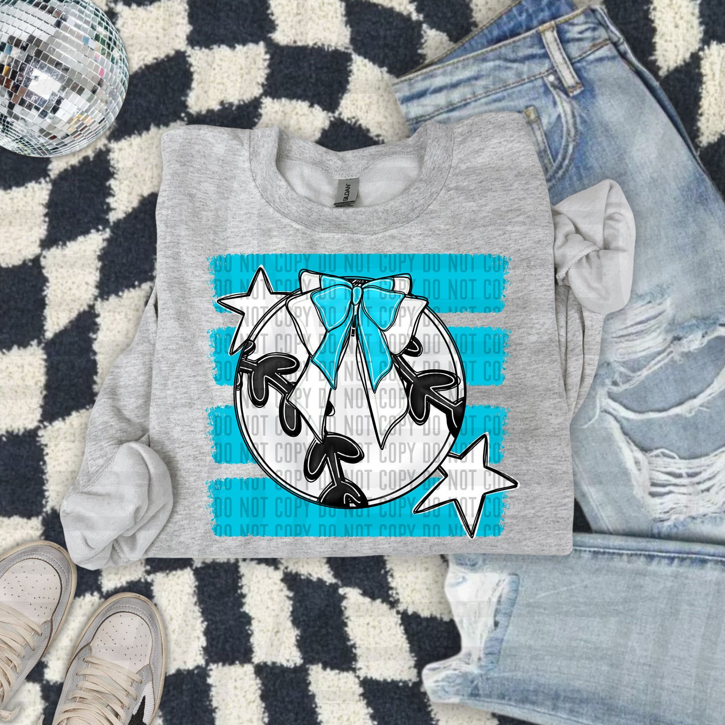 BASEBALL BOW BOW TEES -25 COLORS