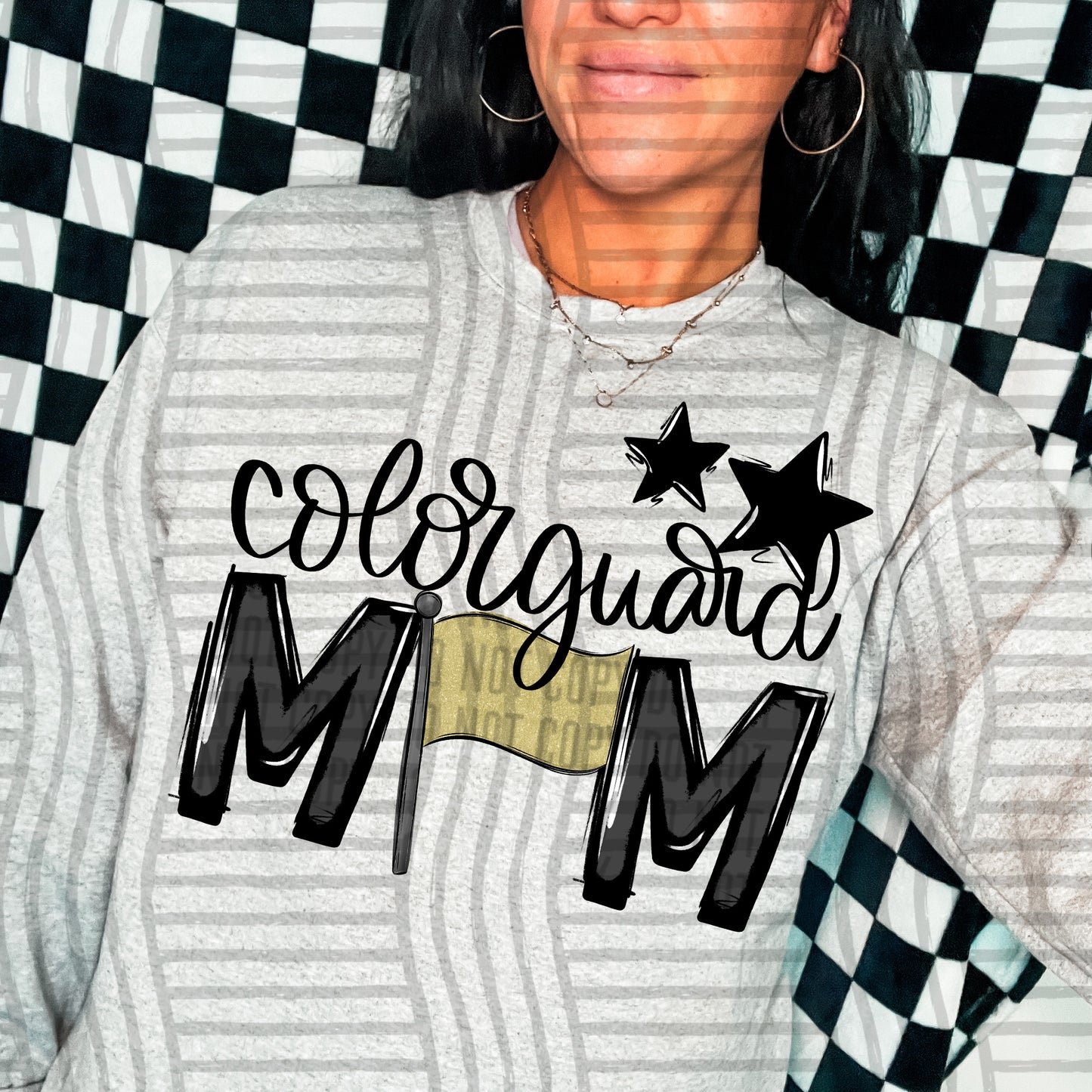 COLORGUARD MOM TEES - 20 COLORS