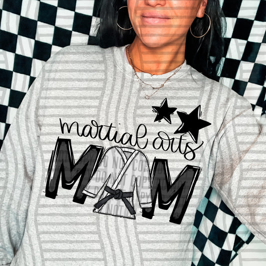 MARTIAL ARTS MOM TEE - 20 COLORS