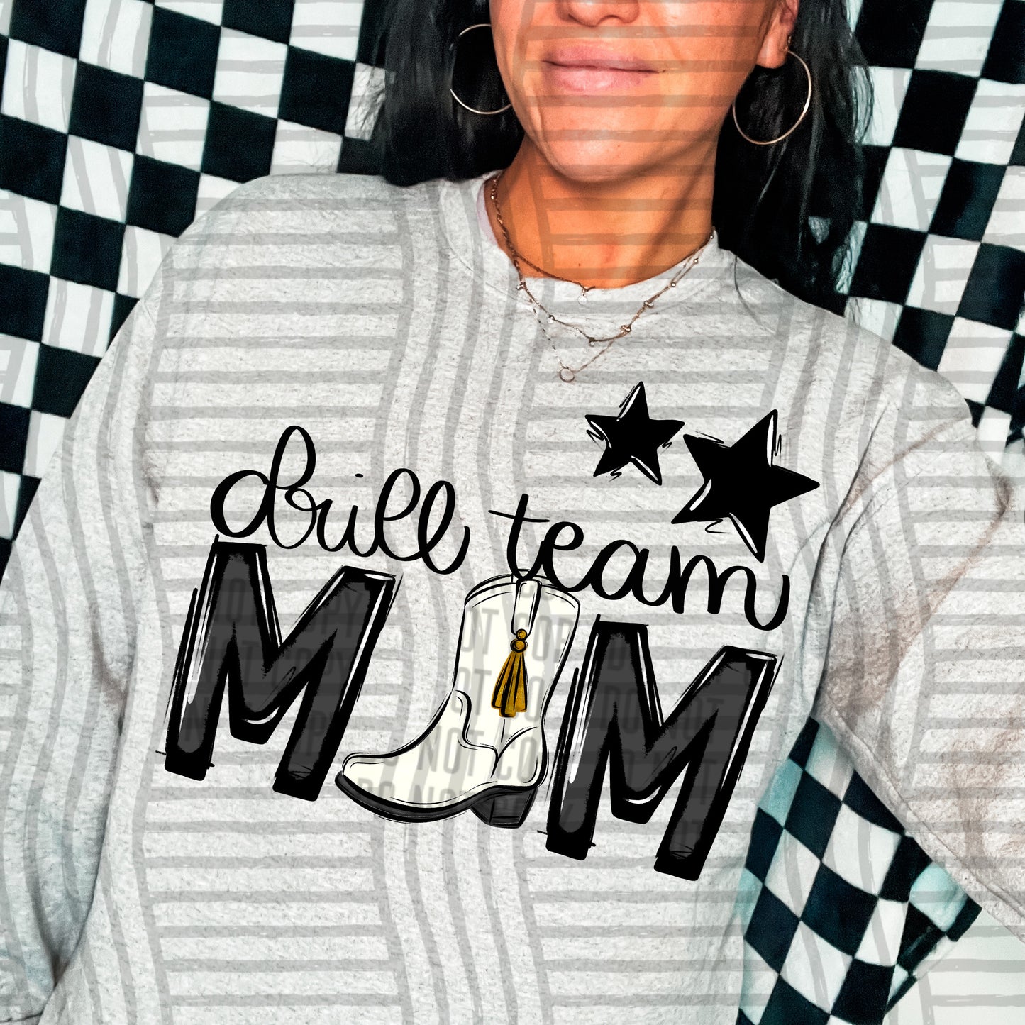 DRILL TEAM MOM TEES - 20 COLORS