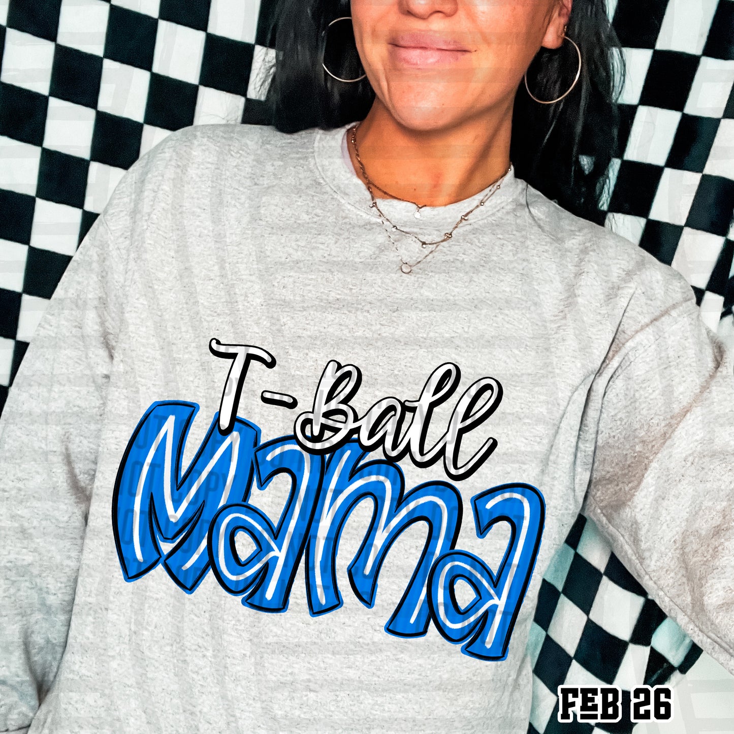 T-BALL MAMA TEE - VARIETY OF COLORS