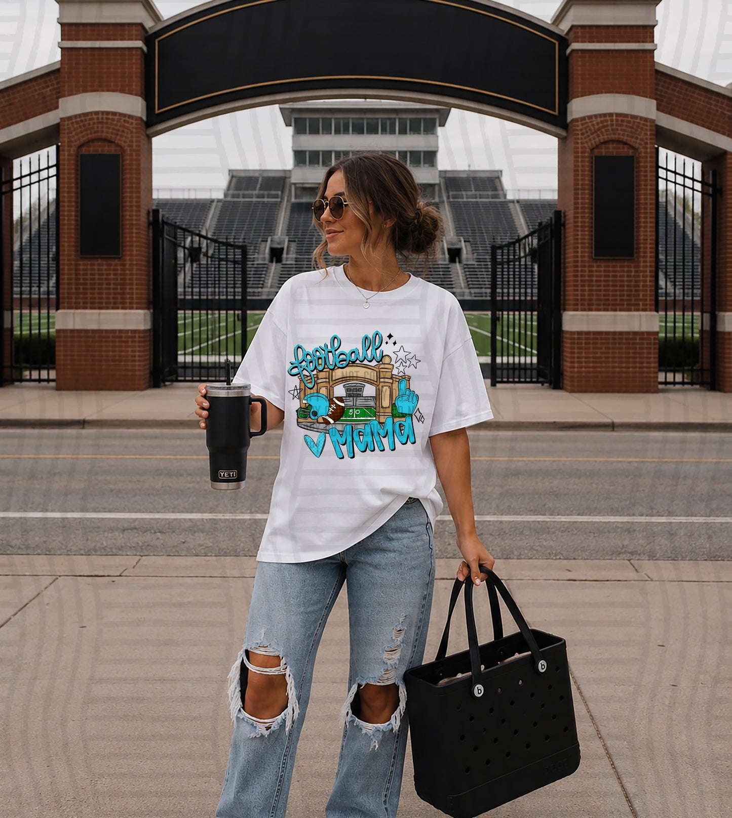 FOOTBALL MAMA TEES -25 COLORS