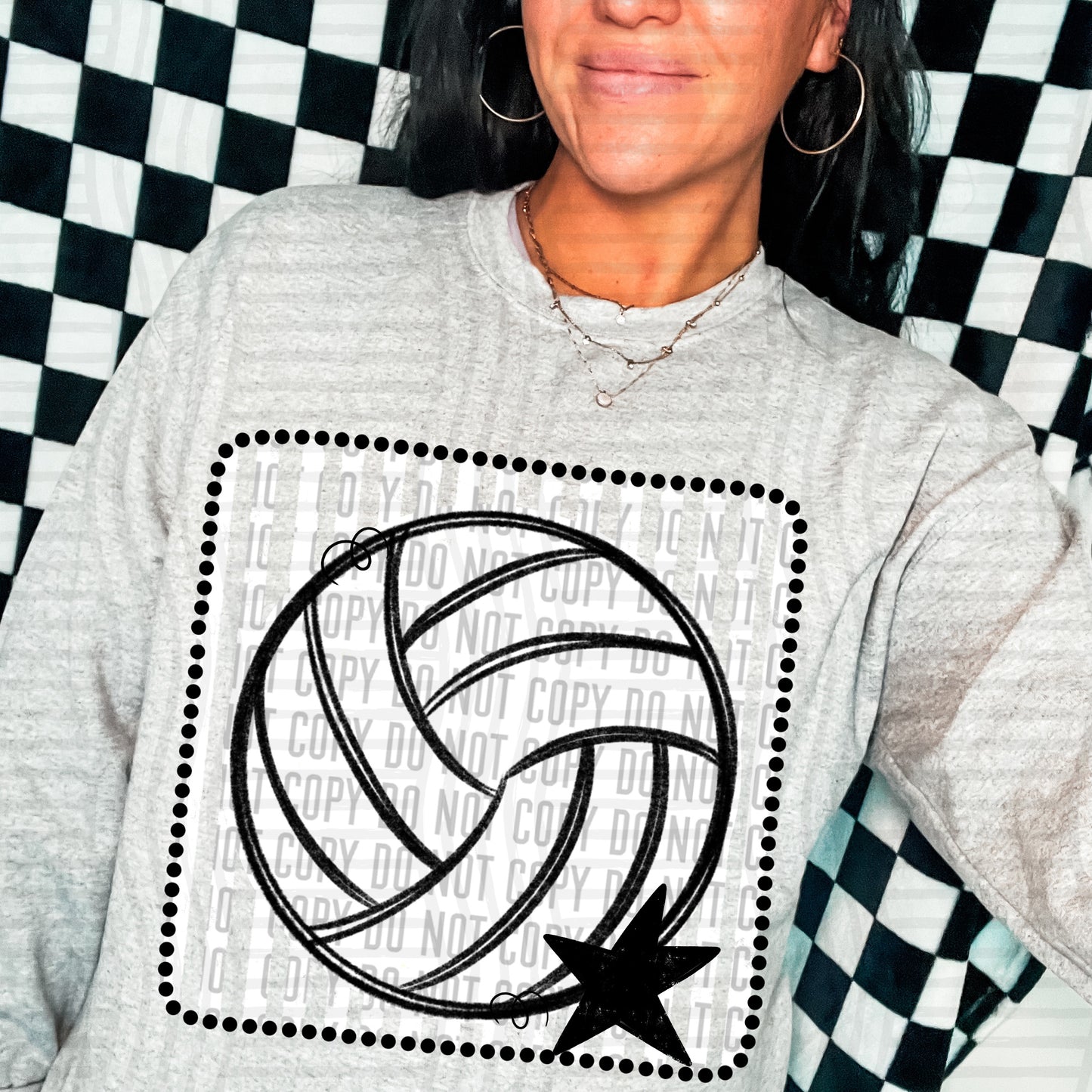 DISTRESSED VOLLEYBALL TEE - MULTIPLE COLORS