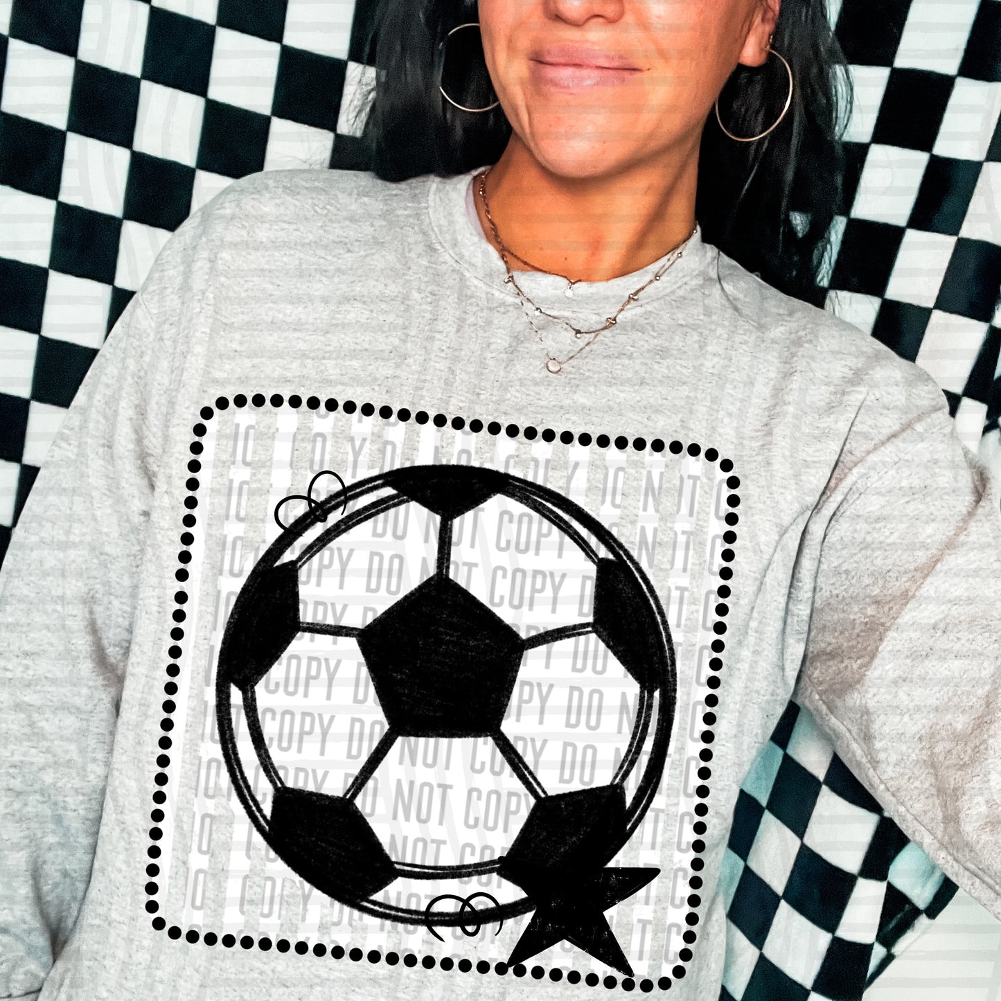 DISTRESSED SOCCER TEE - MULTIPLE COLORS