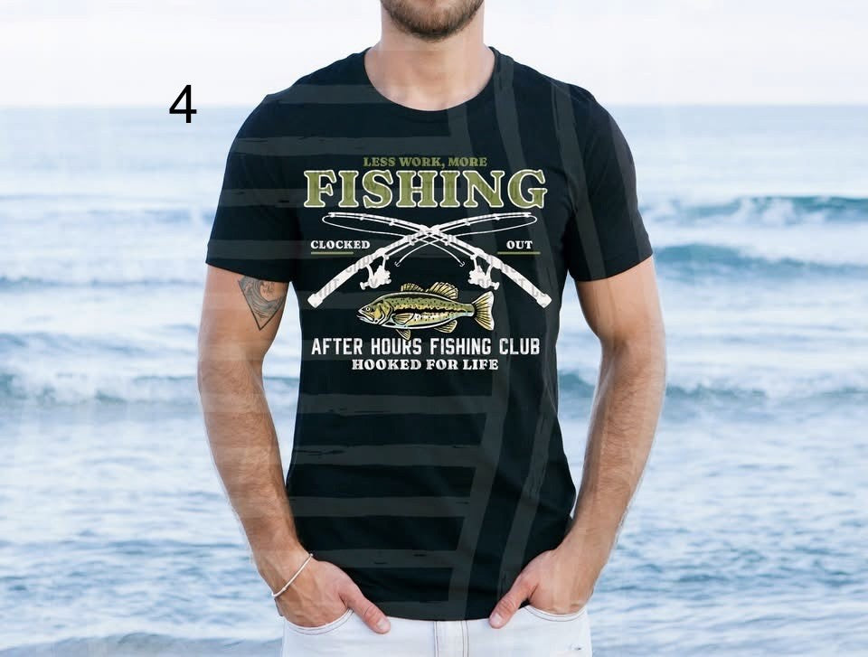 VARIETY OF FISHING TEE