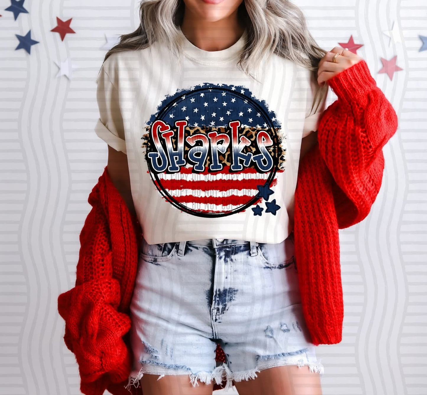MASCOTS FLAG ROUND TEES
