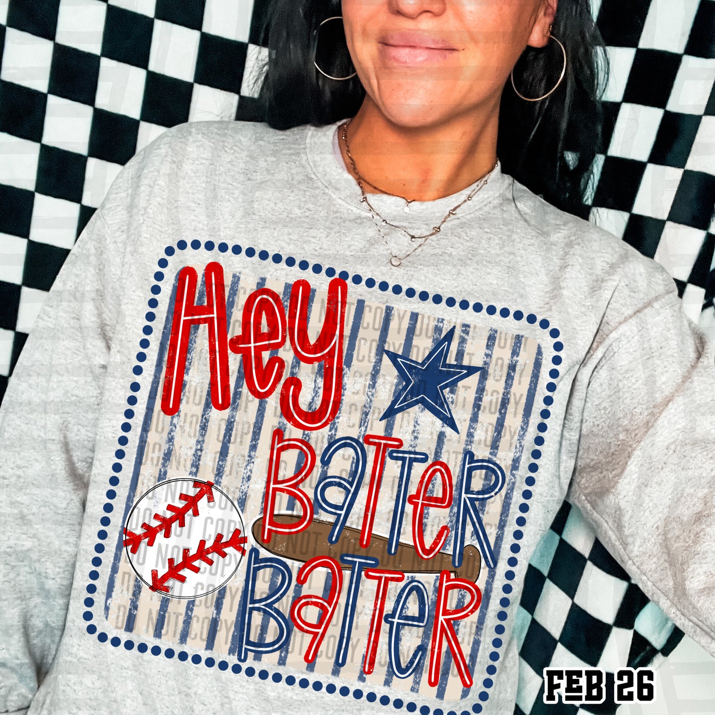 BASEBALL HEY BATTER BATTER TEE