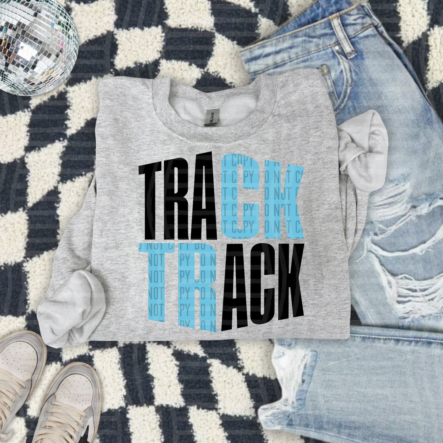 WORD ART TRACK TEE