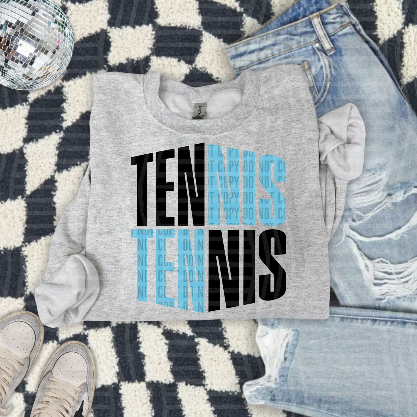 WORD ART TENNIS TEE