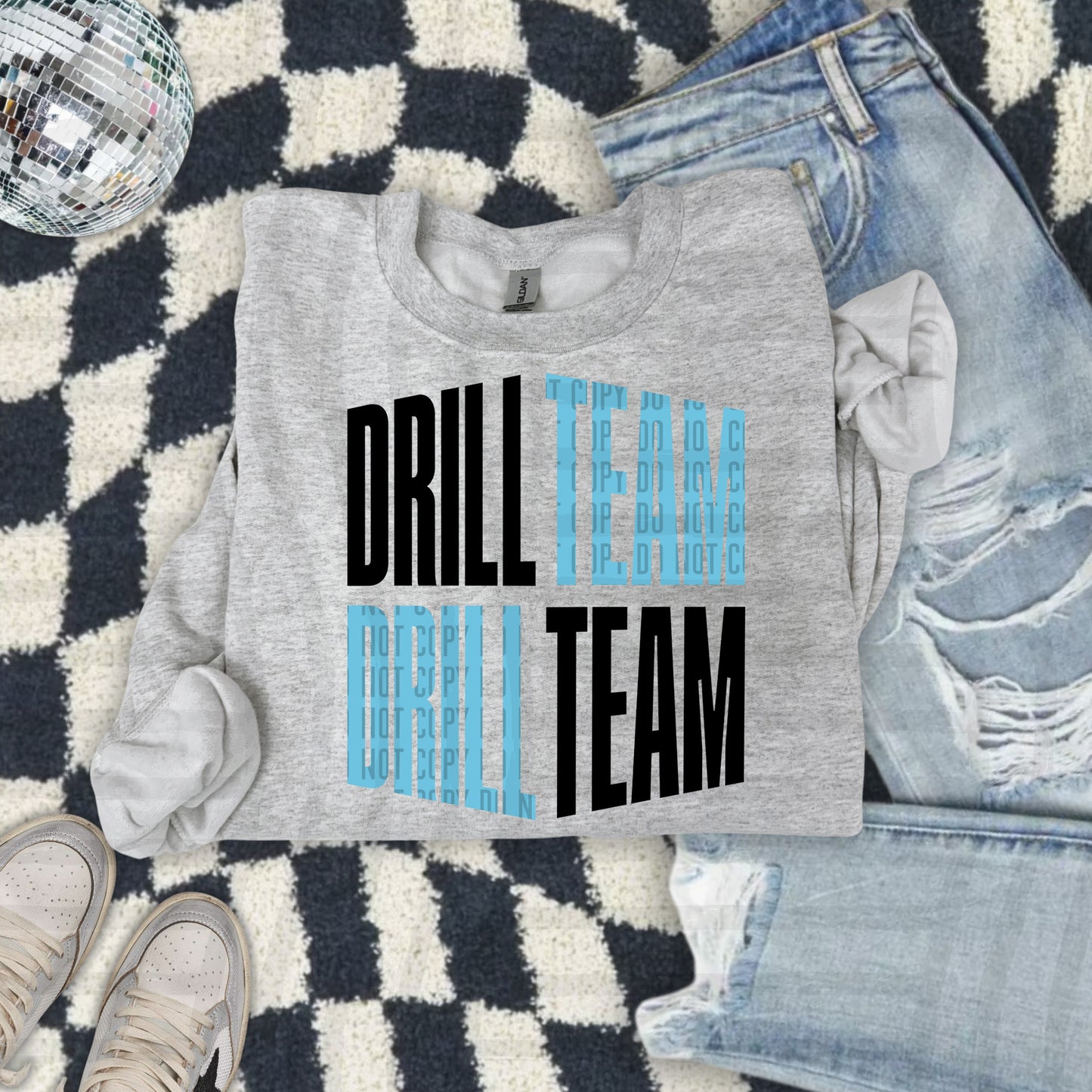 WORD ART DRILL TEAM TEE