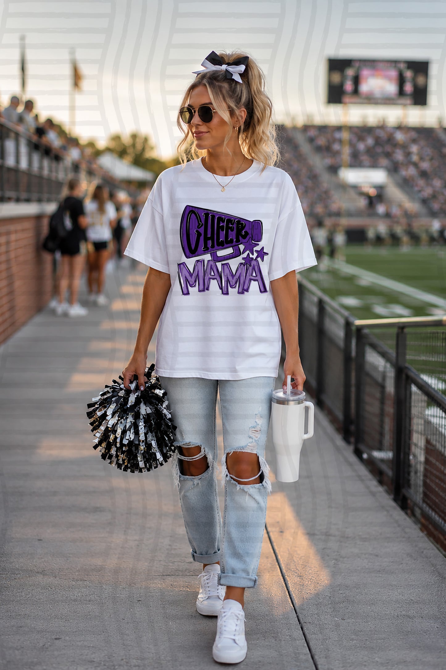 CHEER MAMA TEES -25 COLORS