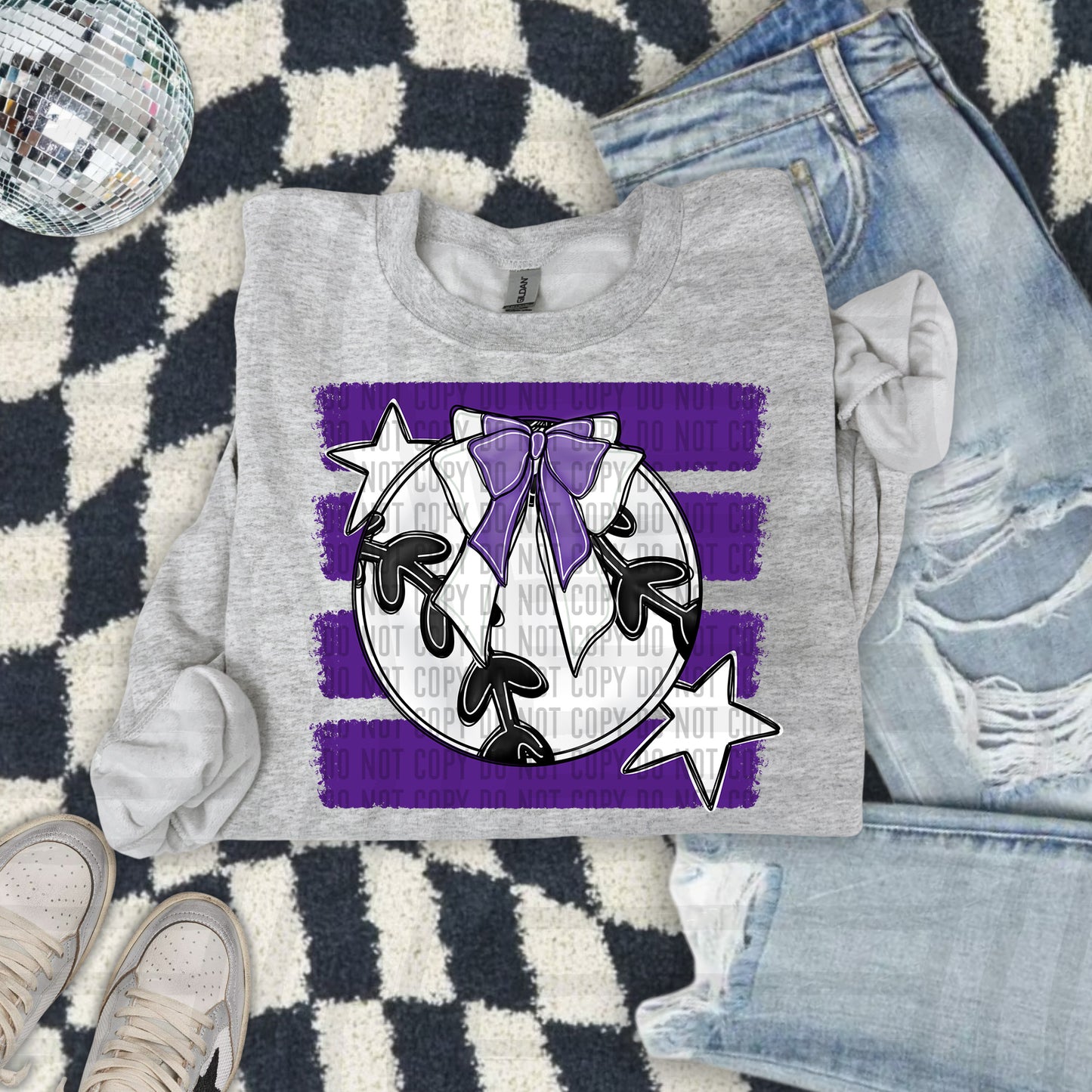 BASEBALL BOW BOW TEES -25 COLORS