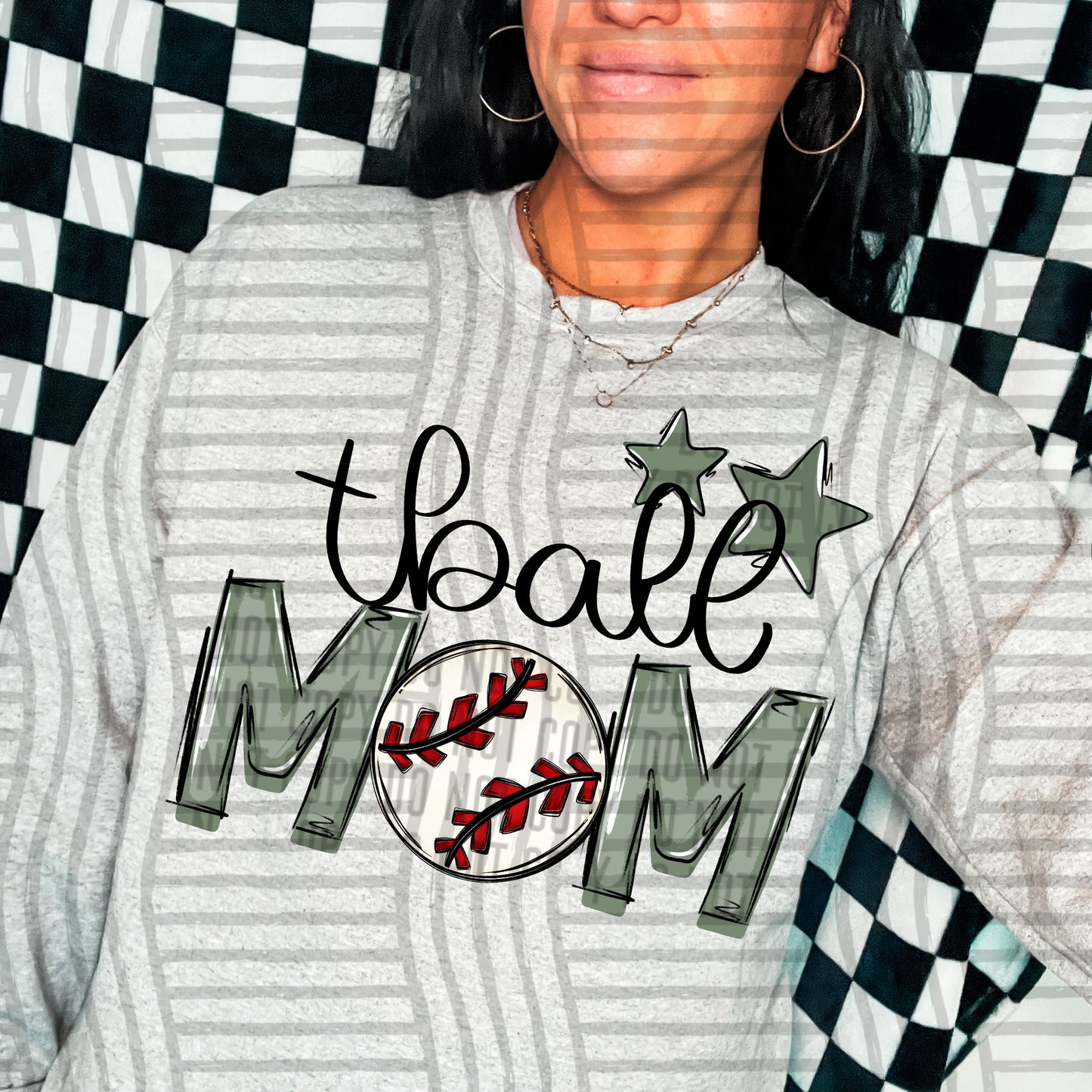 T-BALL MOM TEES - 20 COLORS
