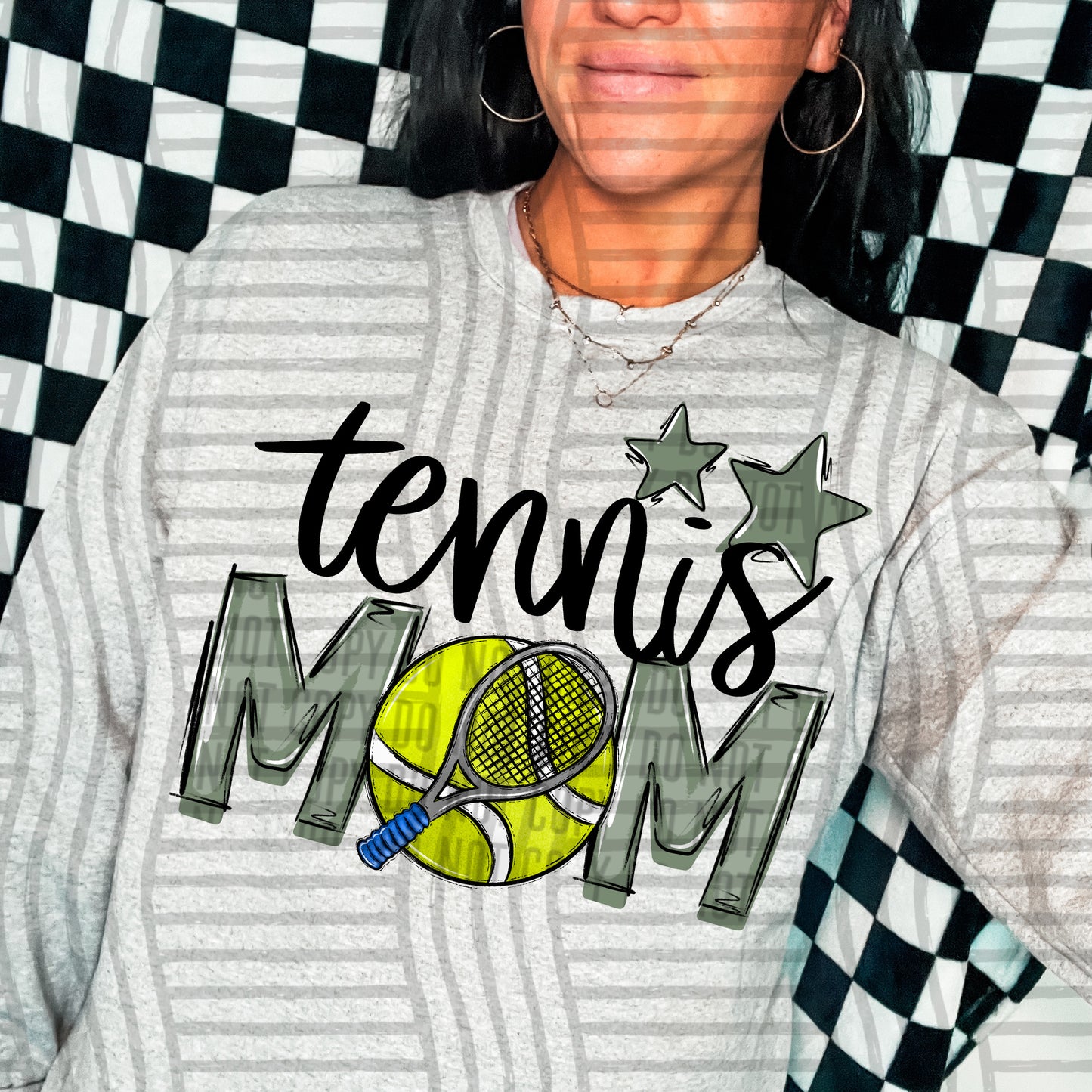 TENNIS MOM TEE -20 COLORS