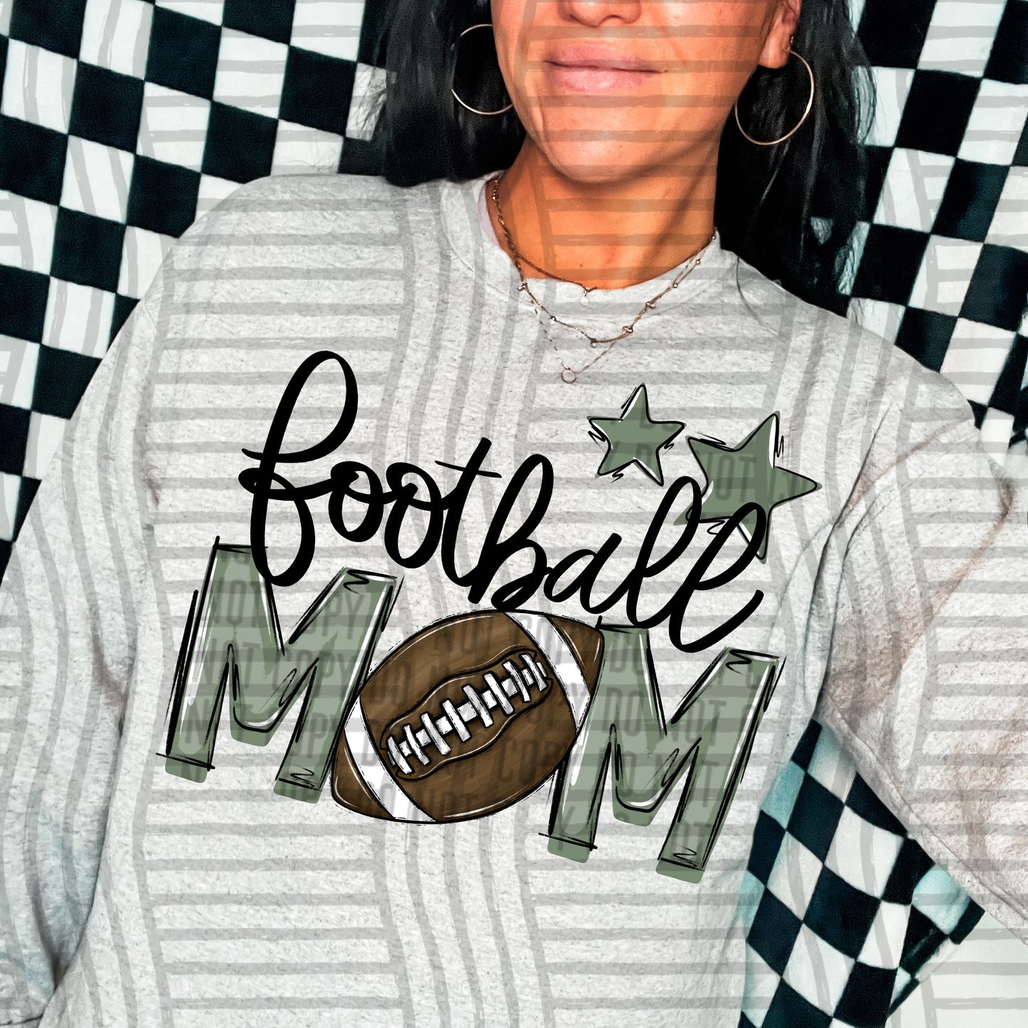 FOOTBALL MOM TEES - 20 COLORS