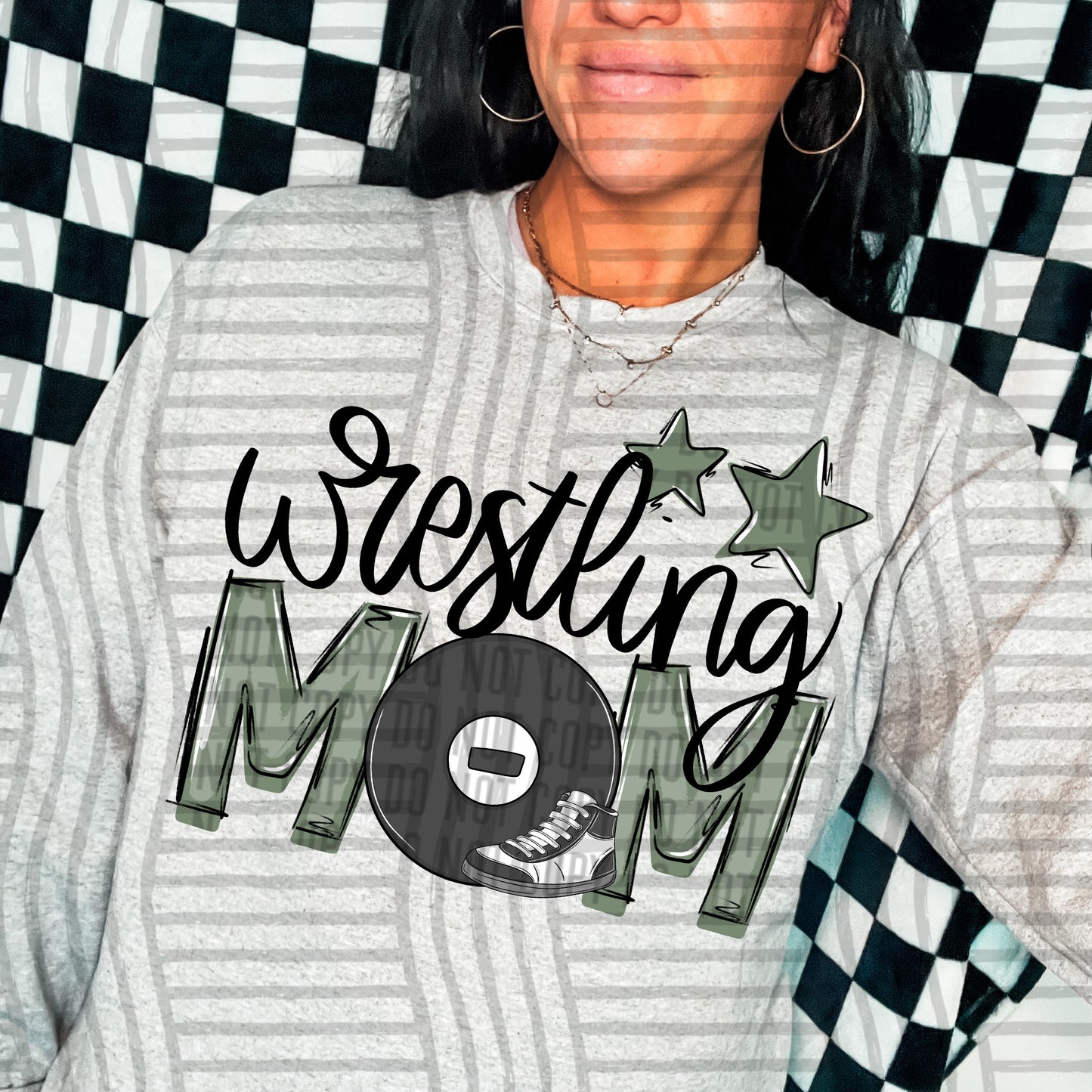 WRESTLING MOM TEES -20 COLORS