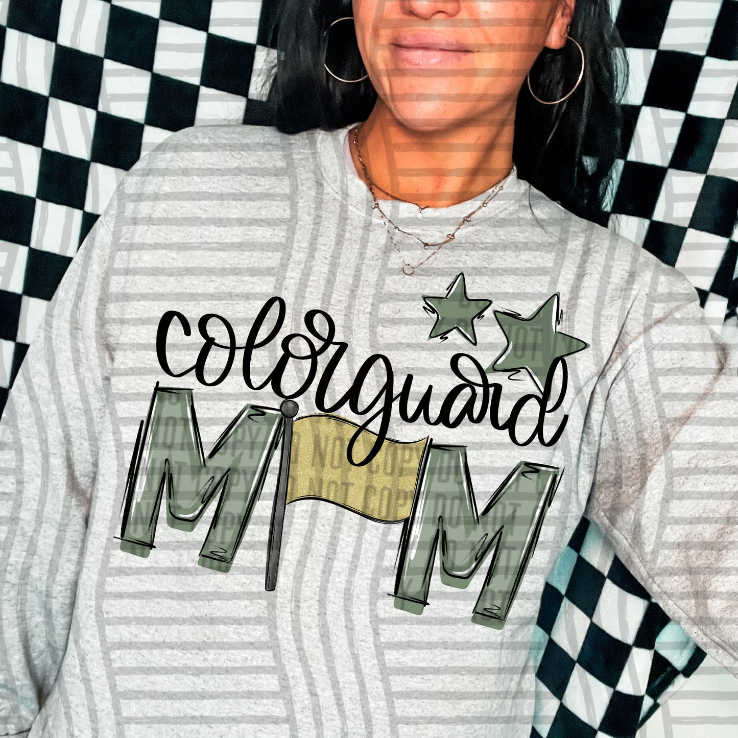 COLORGUARD MOM TEES - 20 COLORS