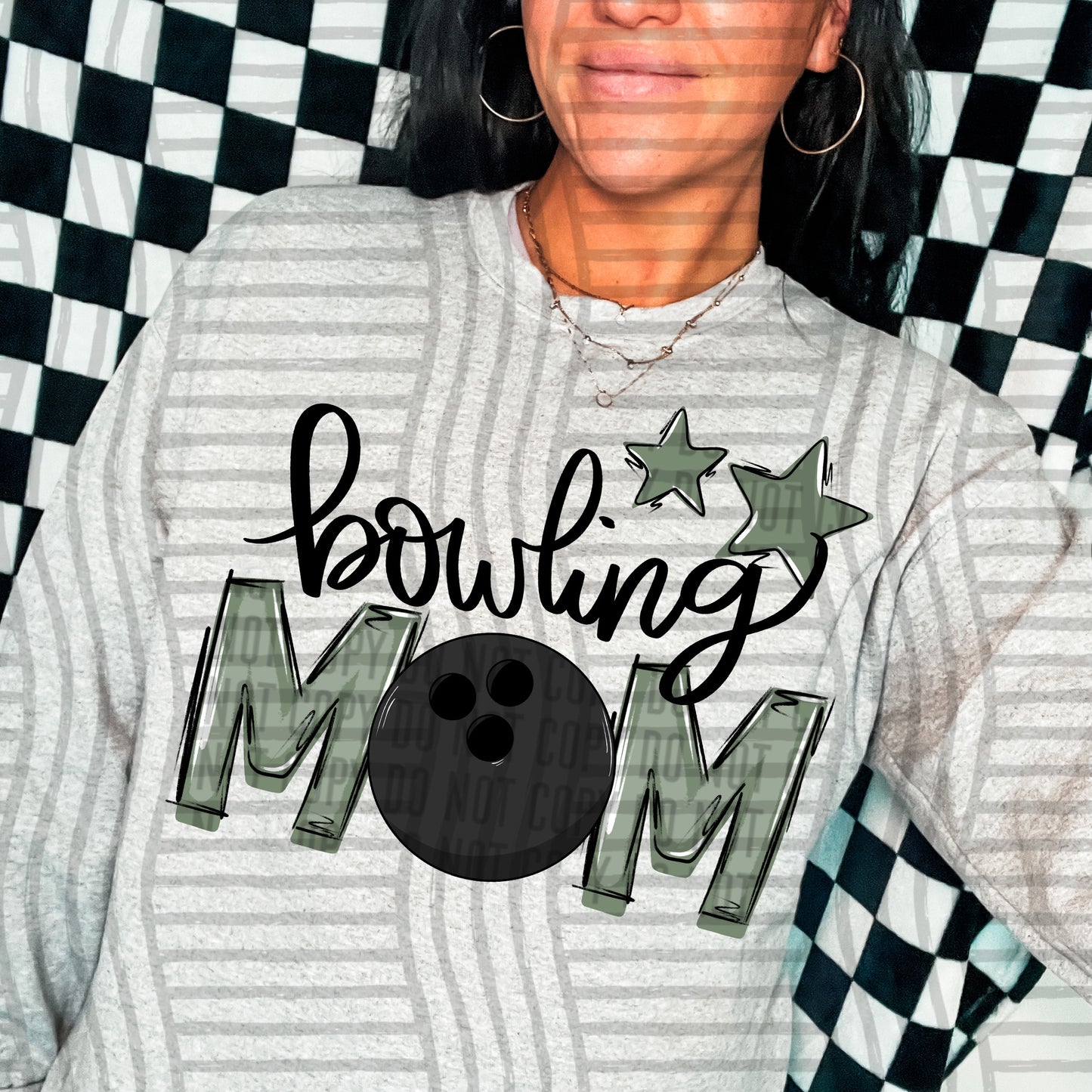 BOWLING MOM TEES - 20 COLORS