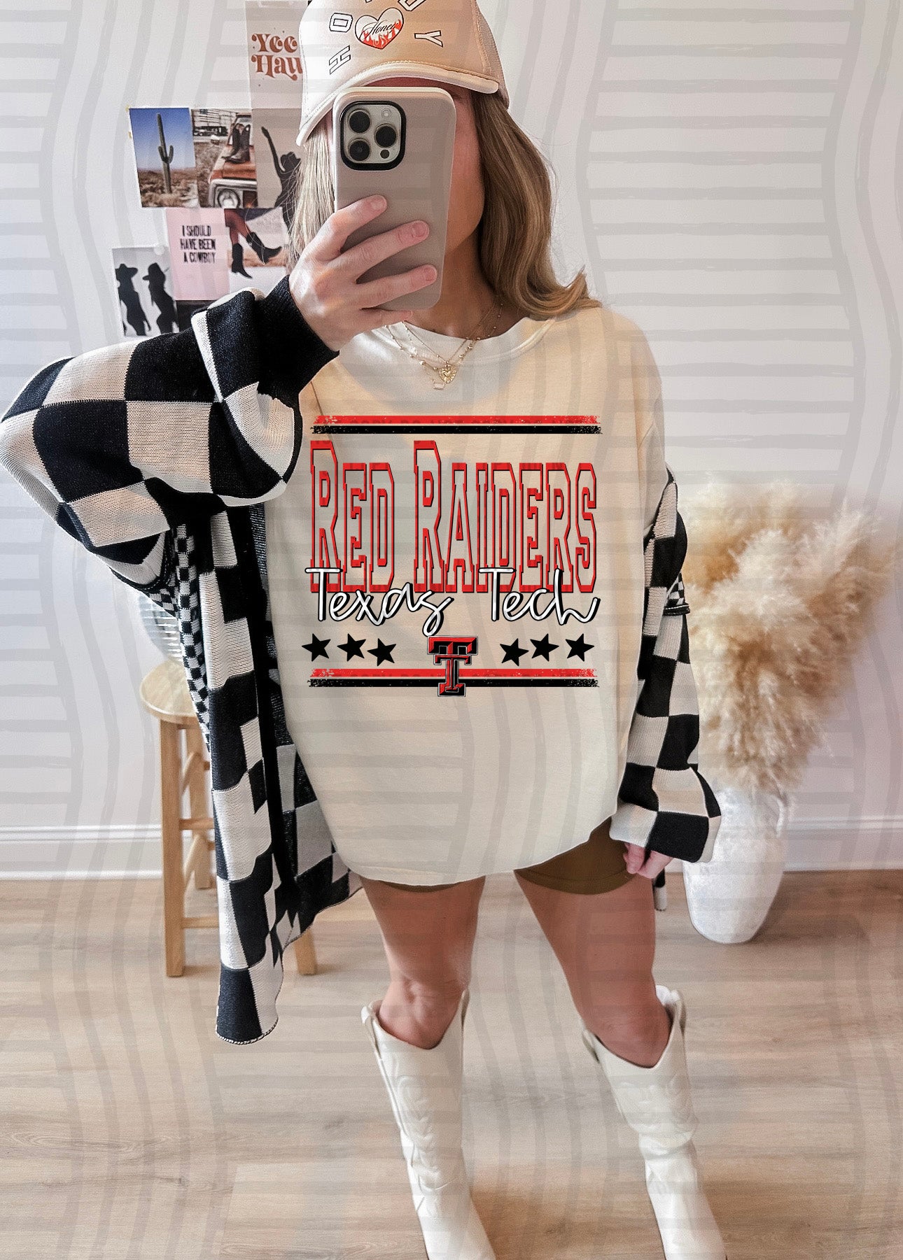 OPEN VARISTY COLLEGE TEE