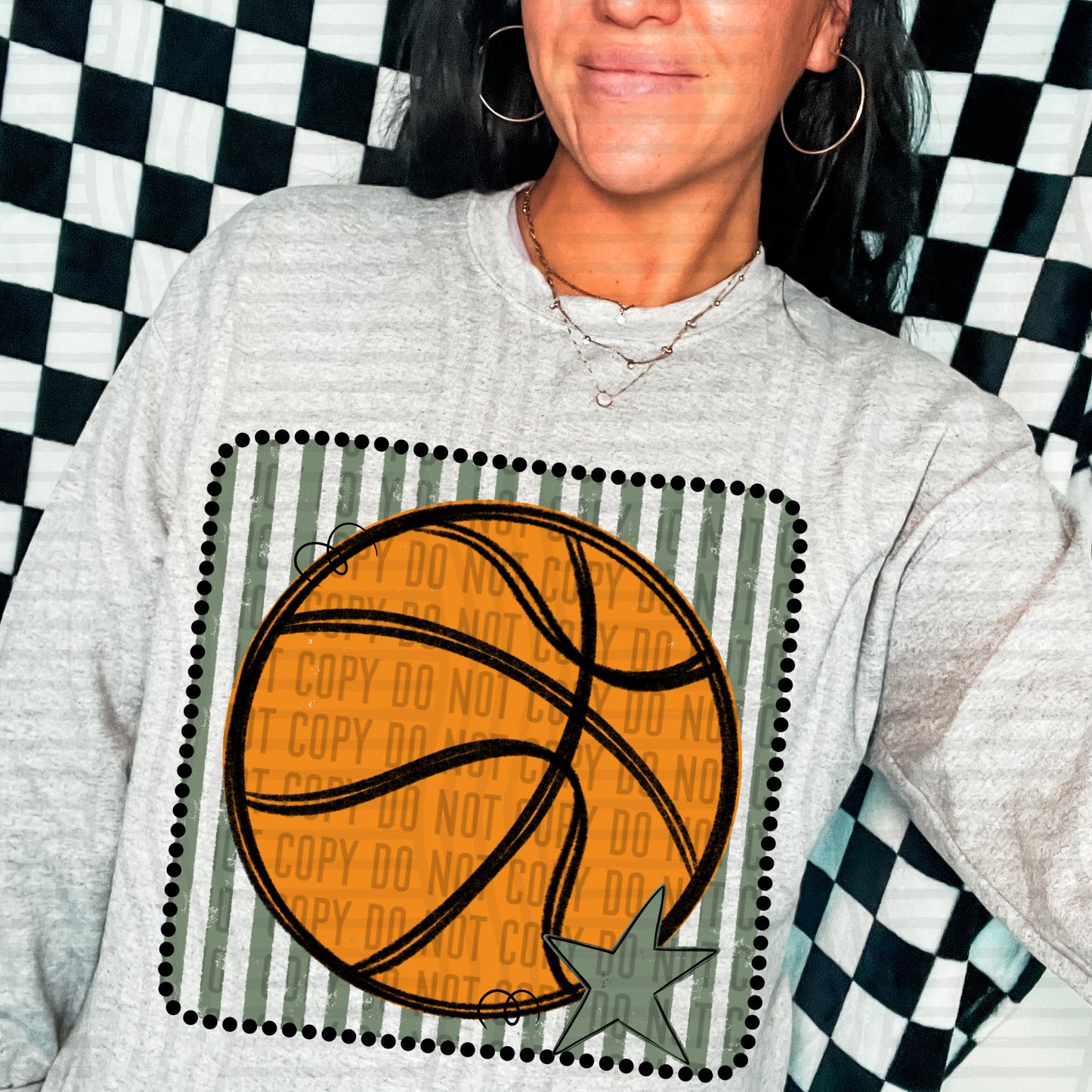 DISTRESSED BASKETBALL TEE - MULTIPLE COLORS