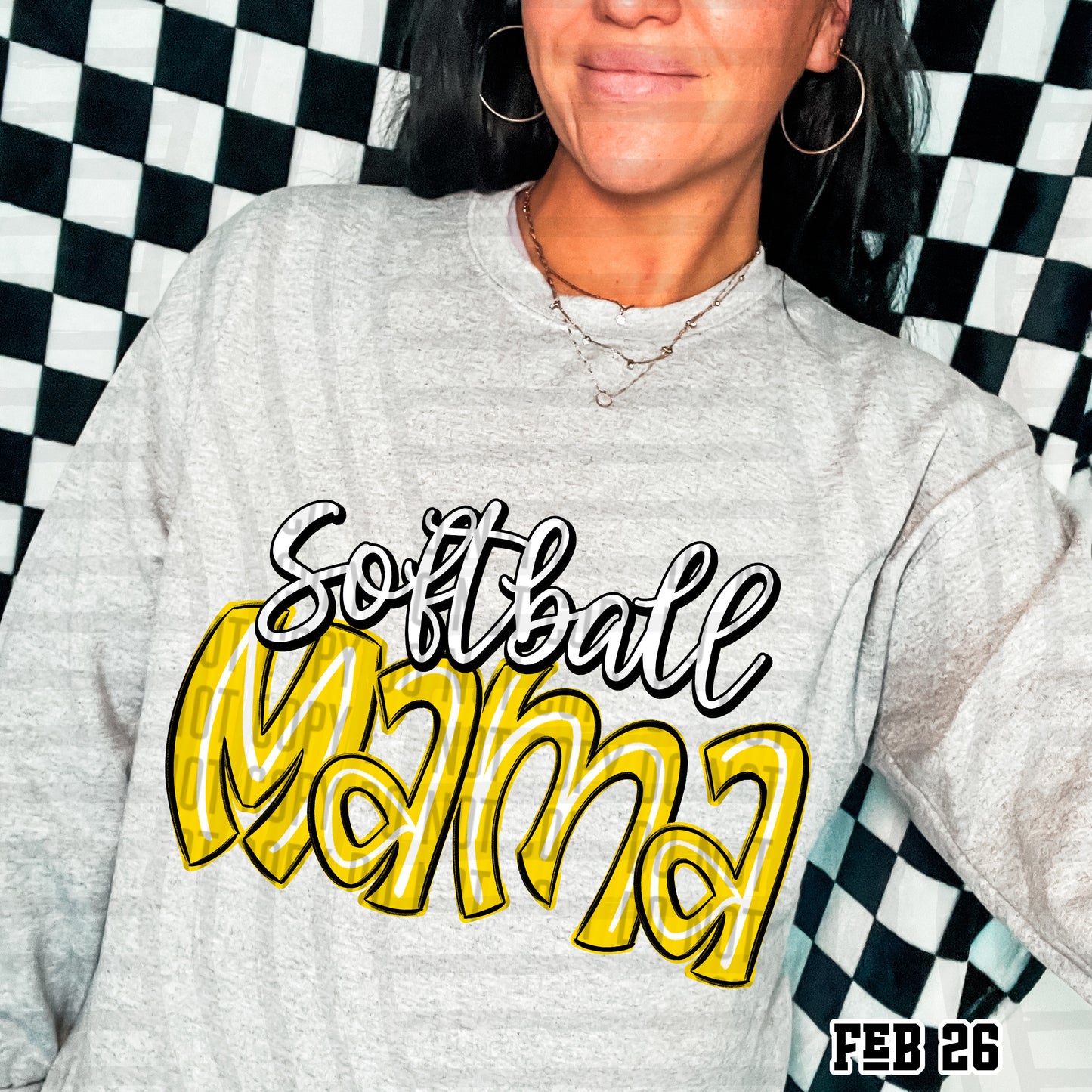 SOFTBALL MAMA TEES - VARIETY COLORS