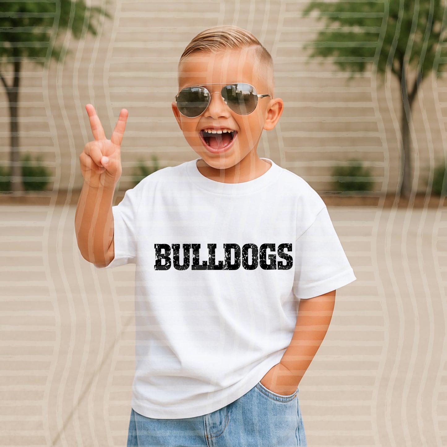 SIMPLE MASCOT NAMES TEE