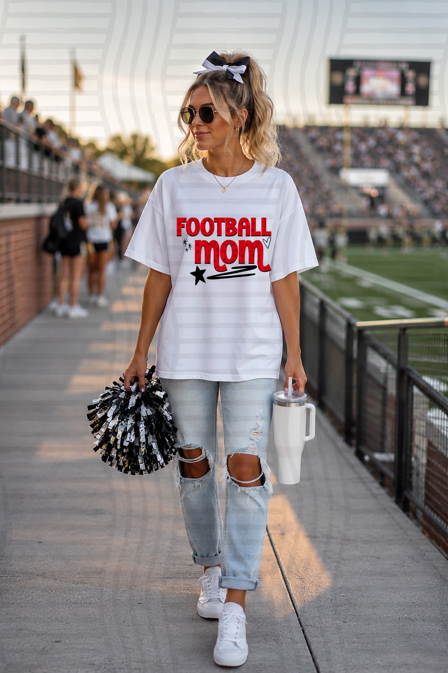 FOOTBALL MOM TEES -25 COLORS
