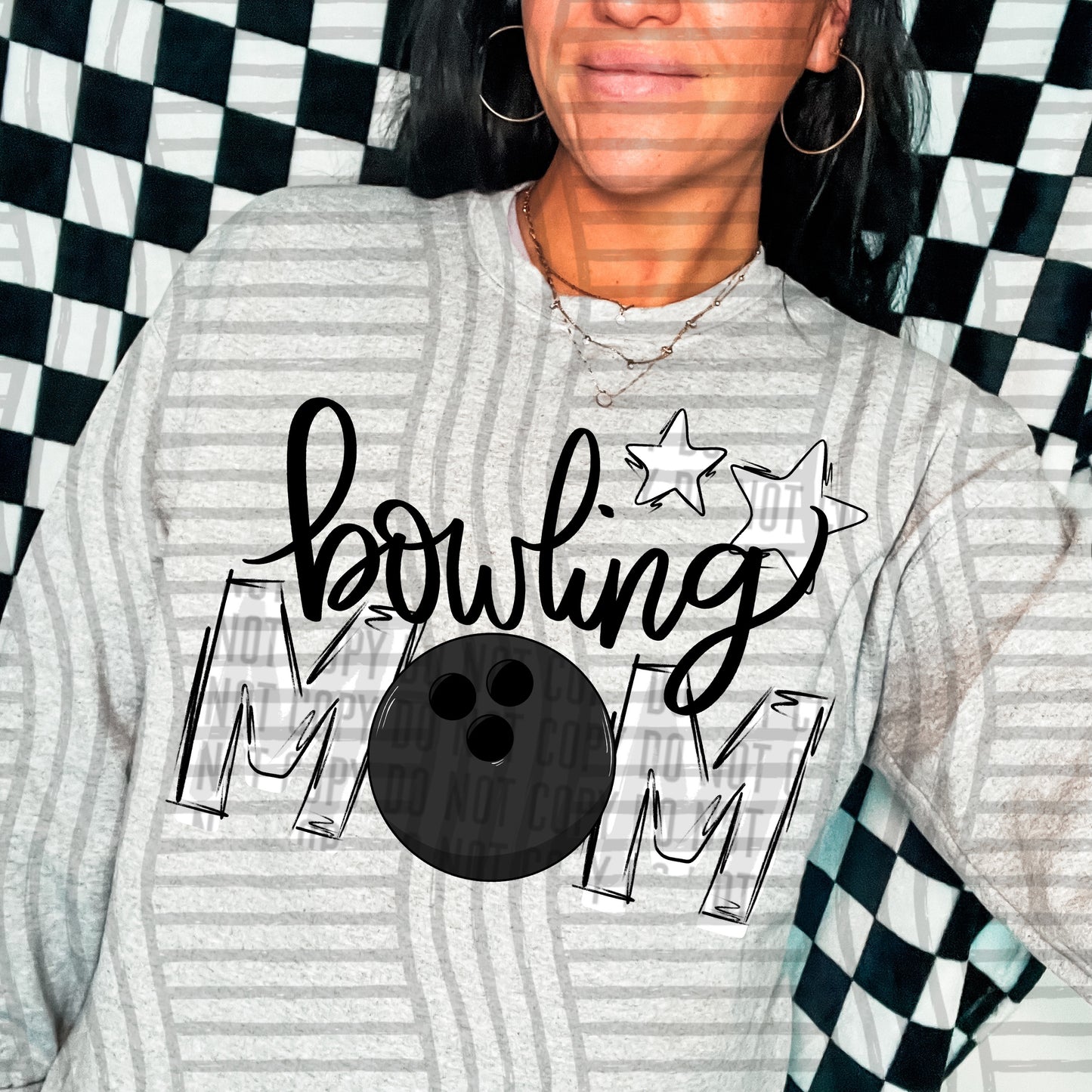BOWLING MOM TEES - 20 COLORS