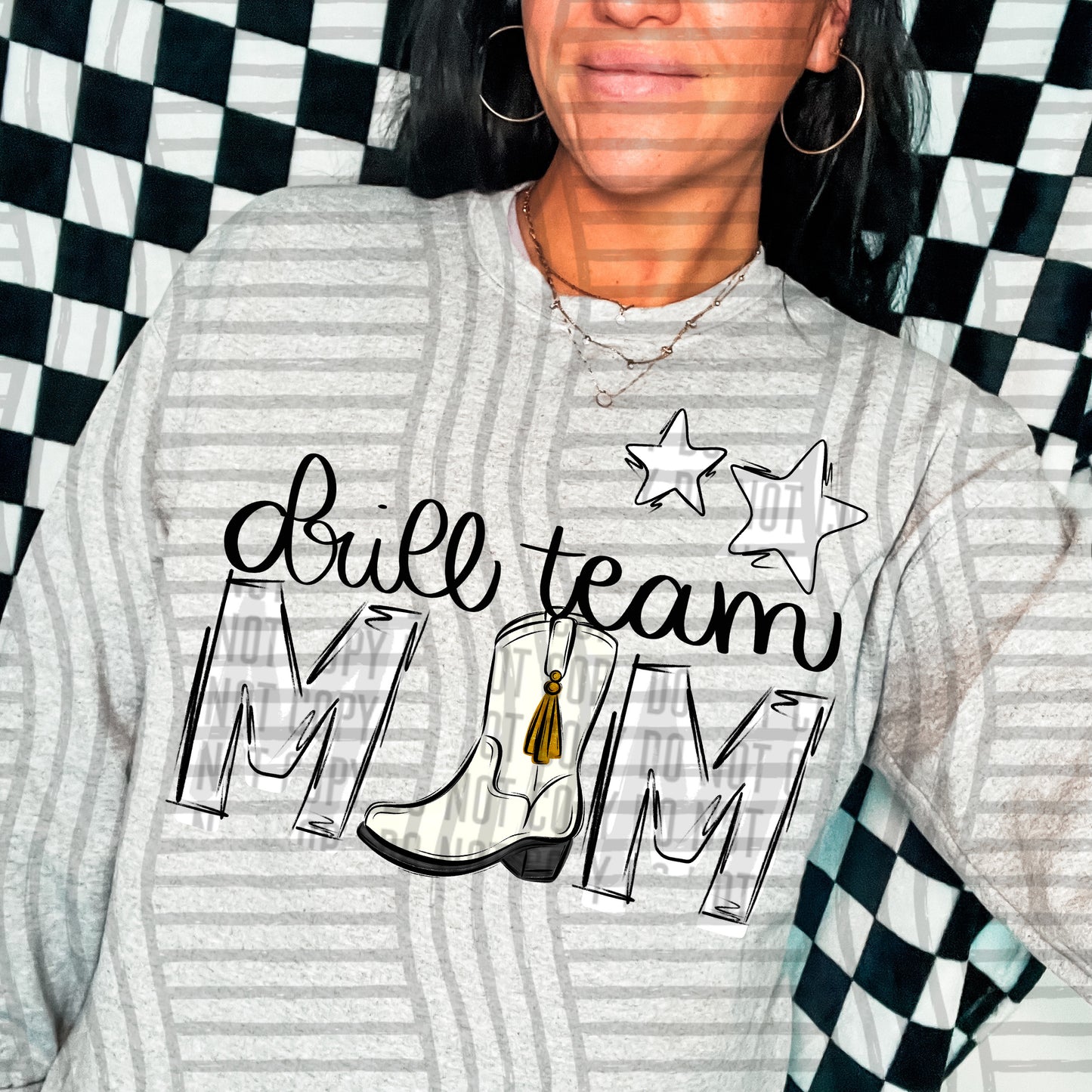 DRILL TEAM MOM TEES - 20 COLORS