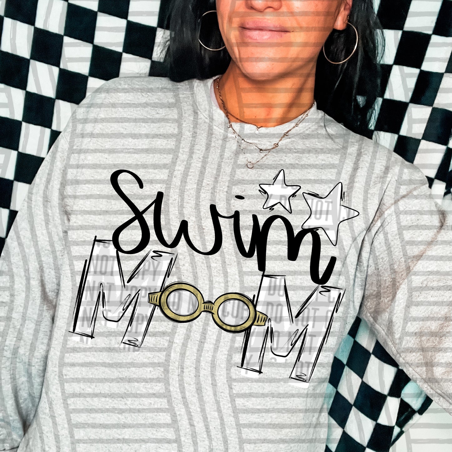 SWIM MOM TEES - 20 COLORS