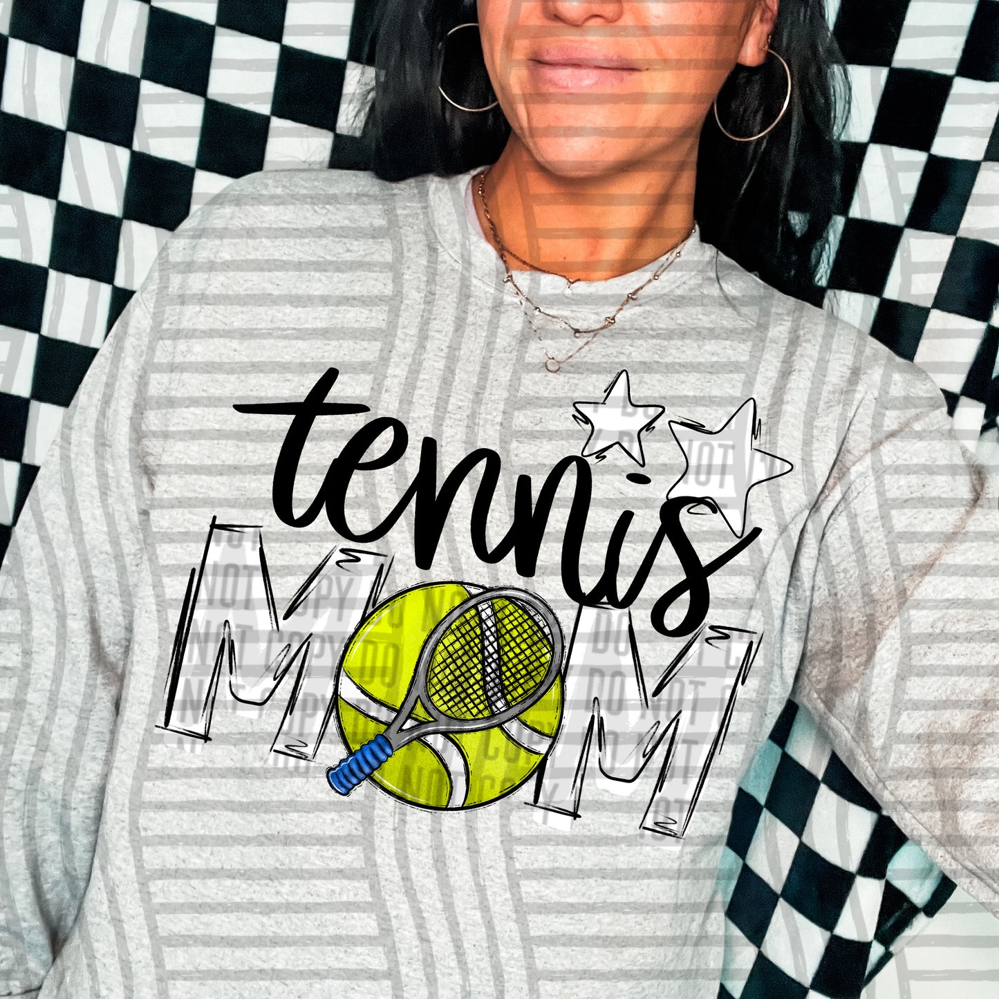 TENNIS MOM TEE -20 COLORS