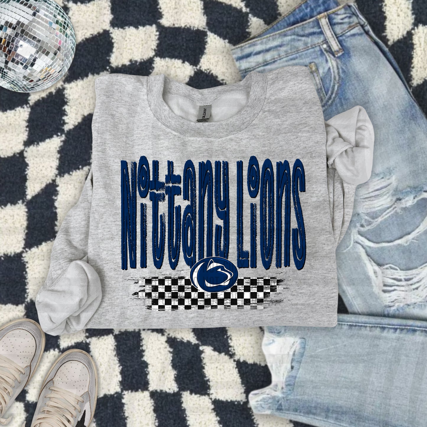 CHECKERED COLLEGE TEES