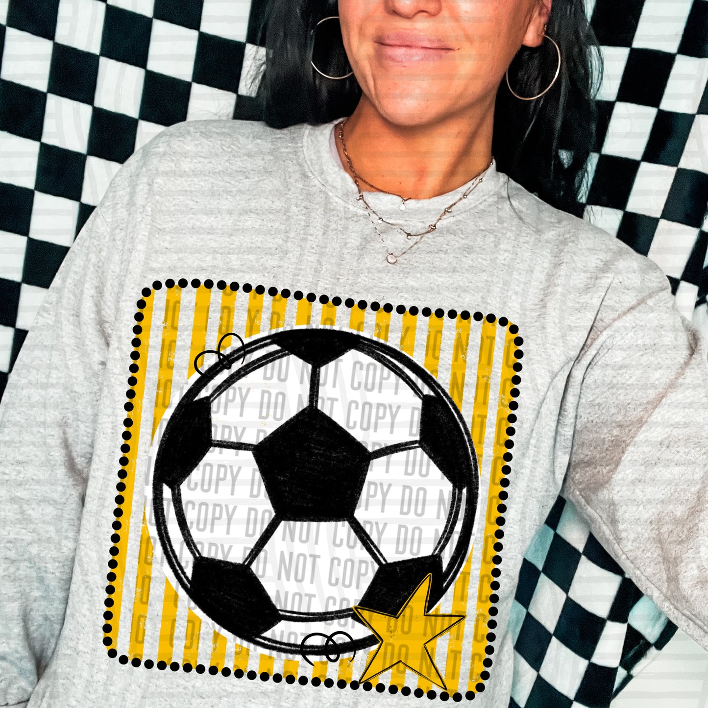 DISTRESSED SOCCER TEE - MULTIPLE COLORS