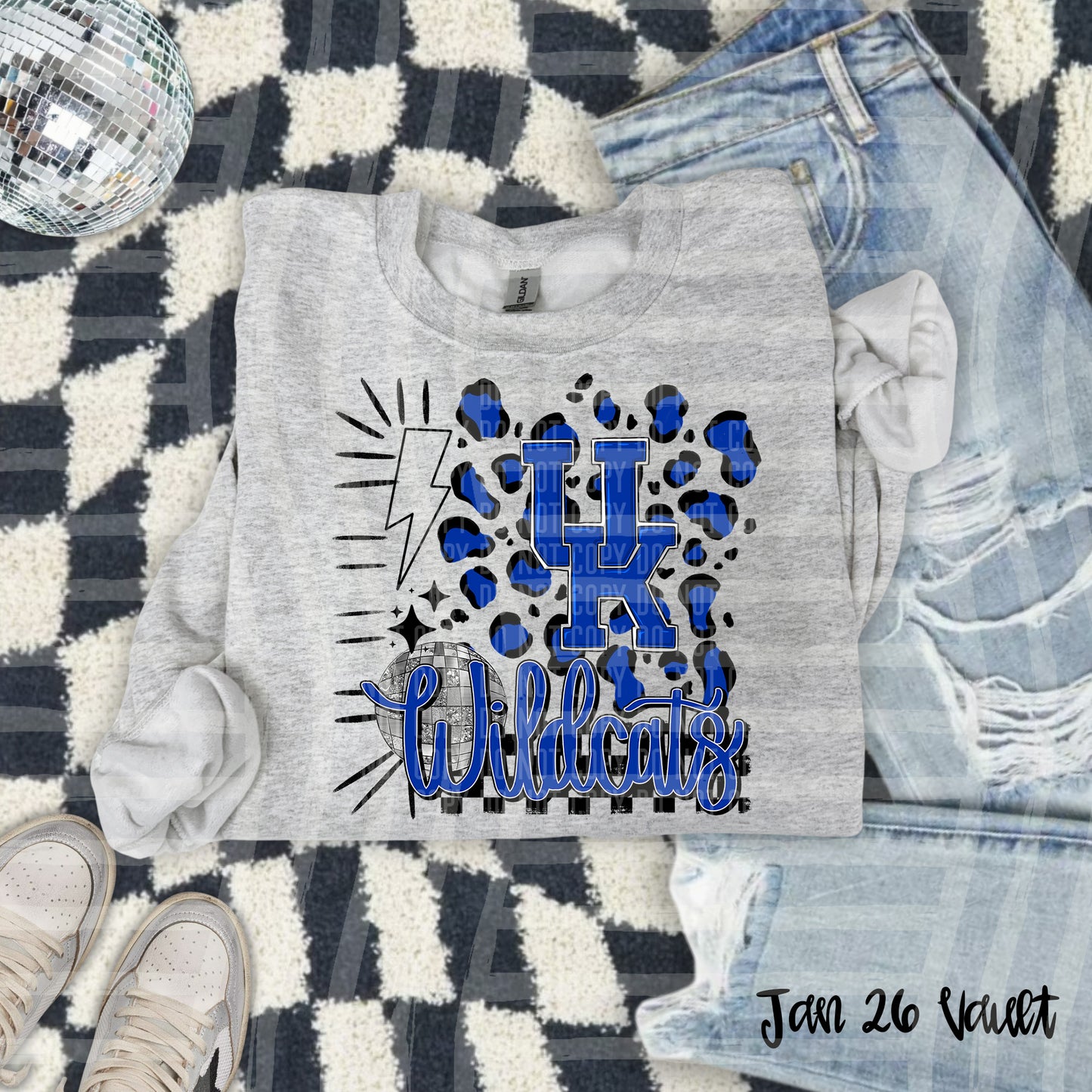 LEOPARD COLLEGE TEE