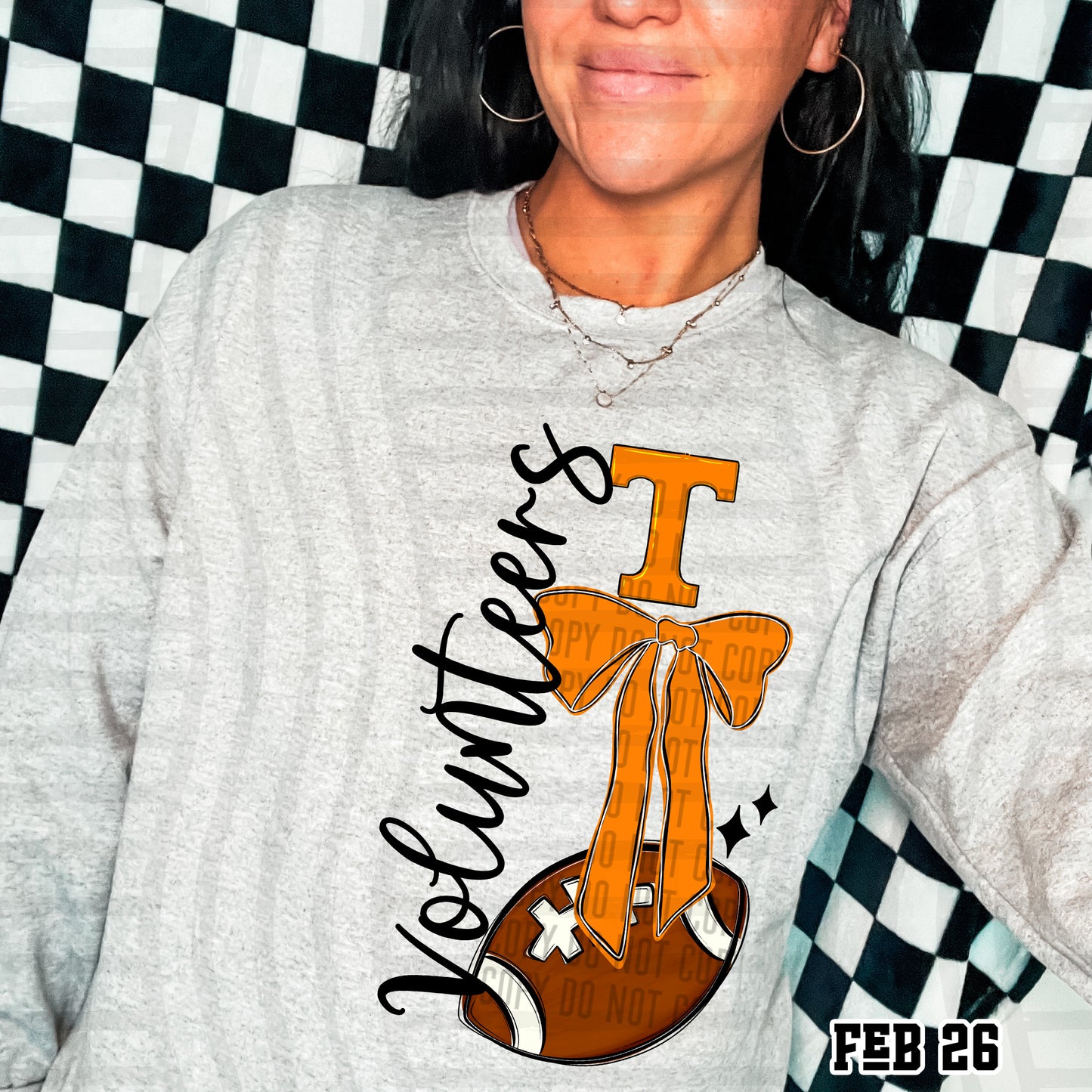 COLLEGE FOOTBALL BOW TEES