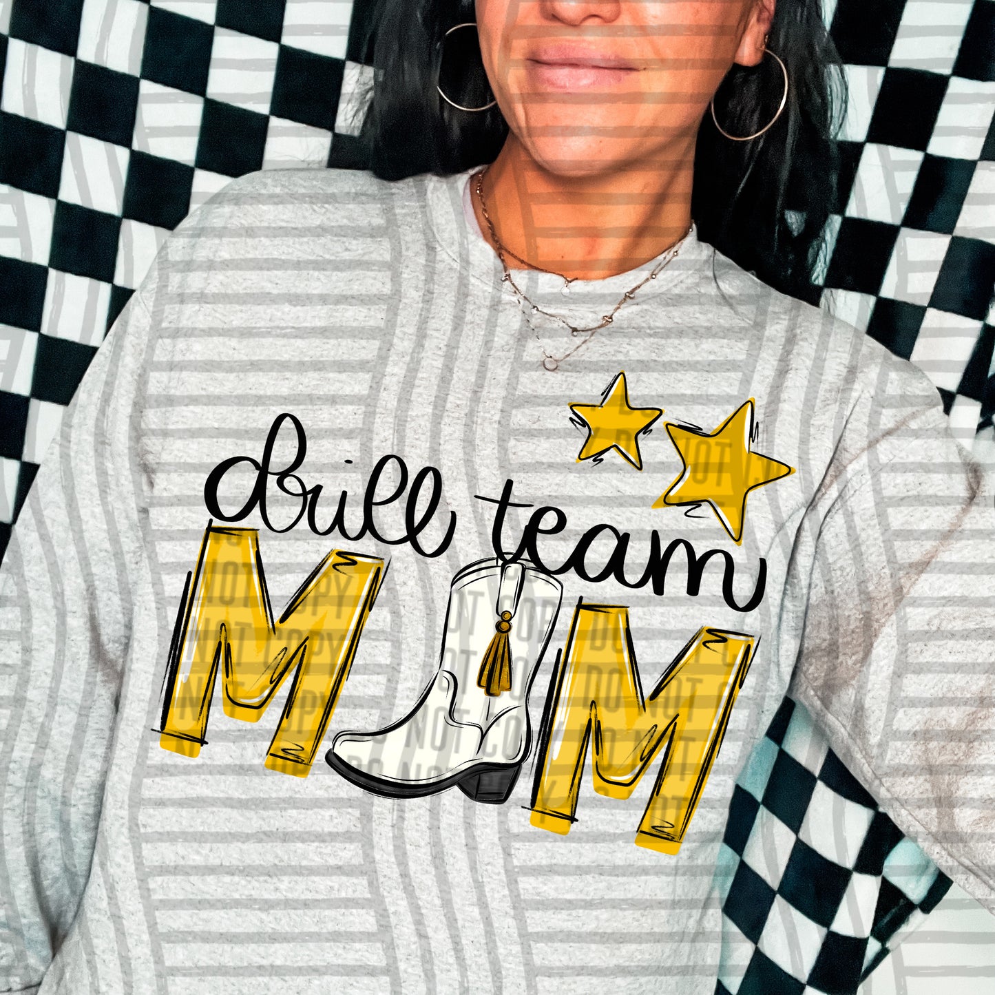 DRILL TEAM MOM TEES - 20 COLORS
