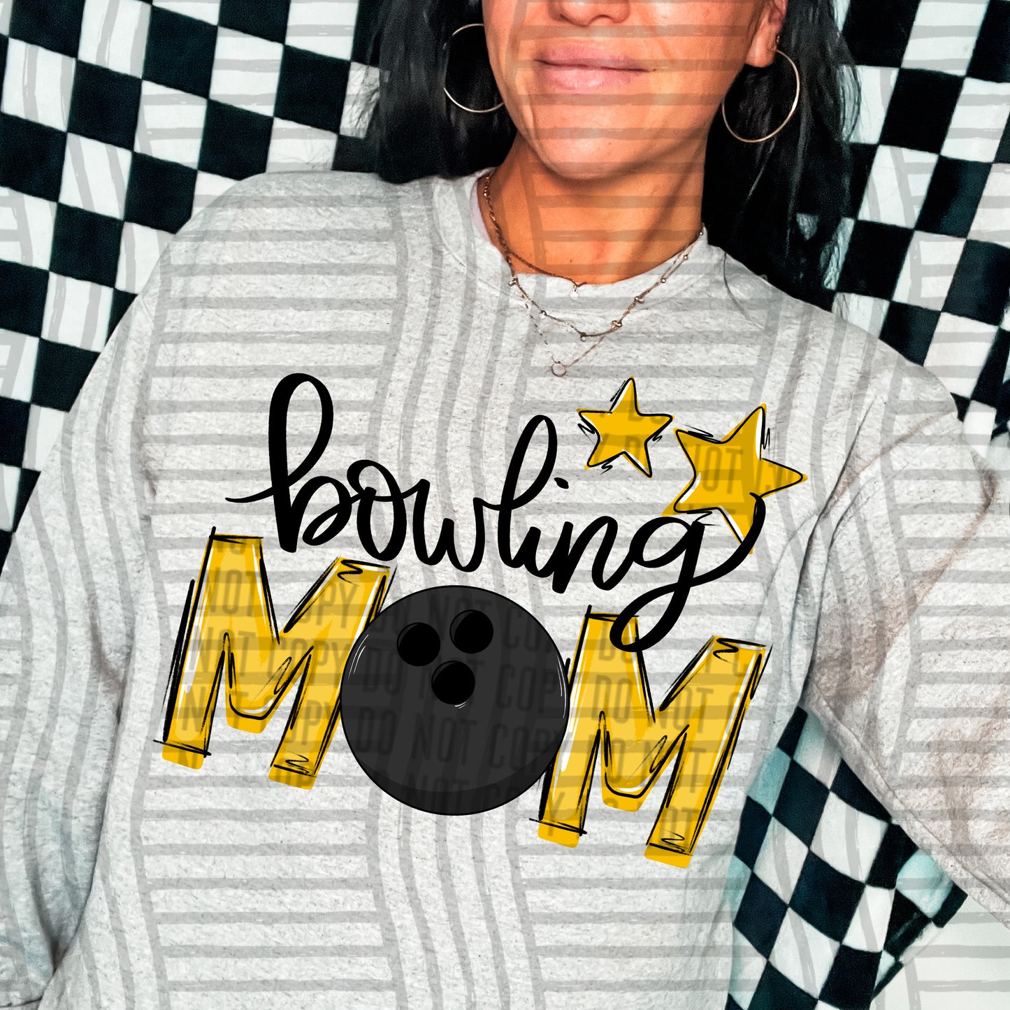 BOWLING MOM TEES - 20 COLORS