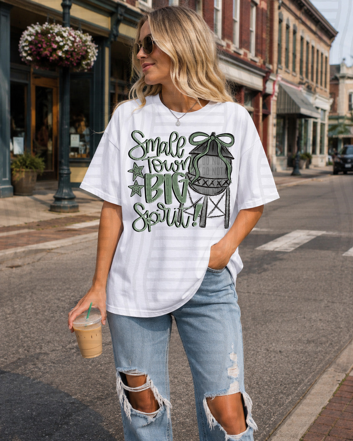 SMALL TOWN WATER TOWER TEES -25 COLORS