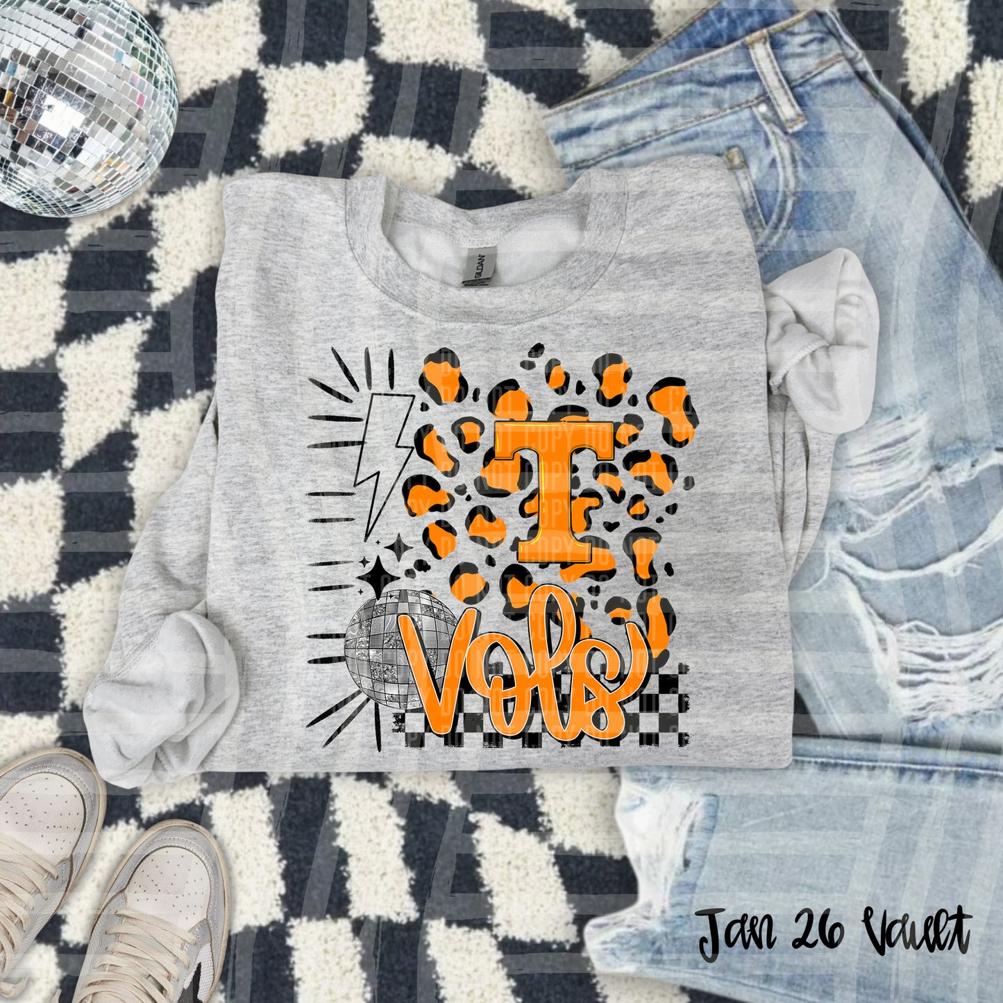 LEOPARD COLLEGE TEE