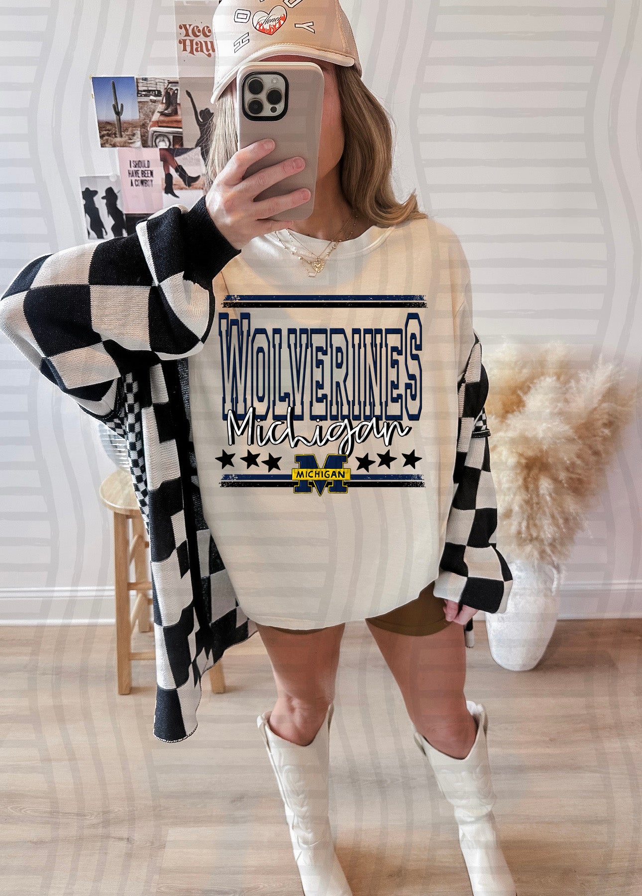 OPEN VARISTY COLLEGE TEE