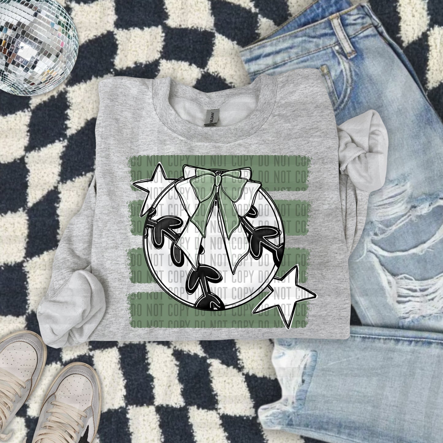 BASEBALL BOW BOW TEES -25 COLORS