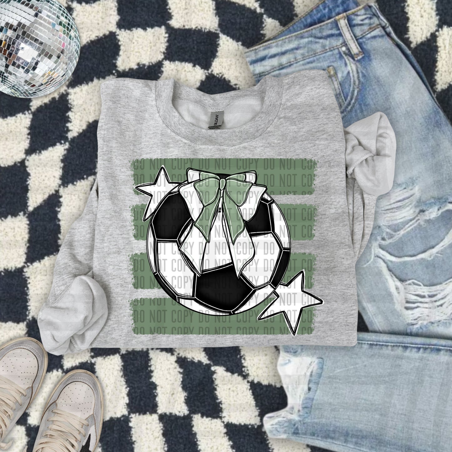 SOCCER BOW BOW TEES -25 COLORS