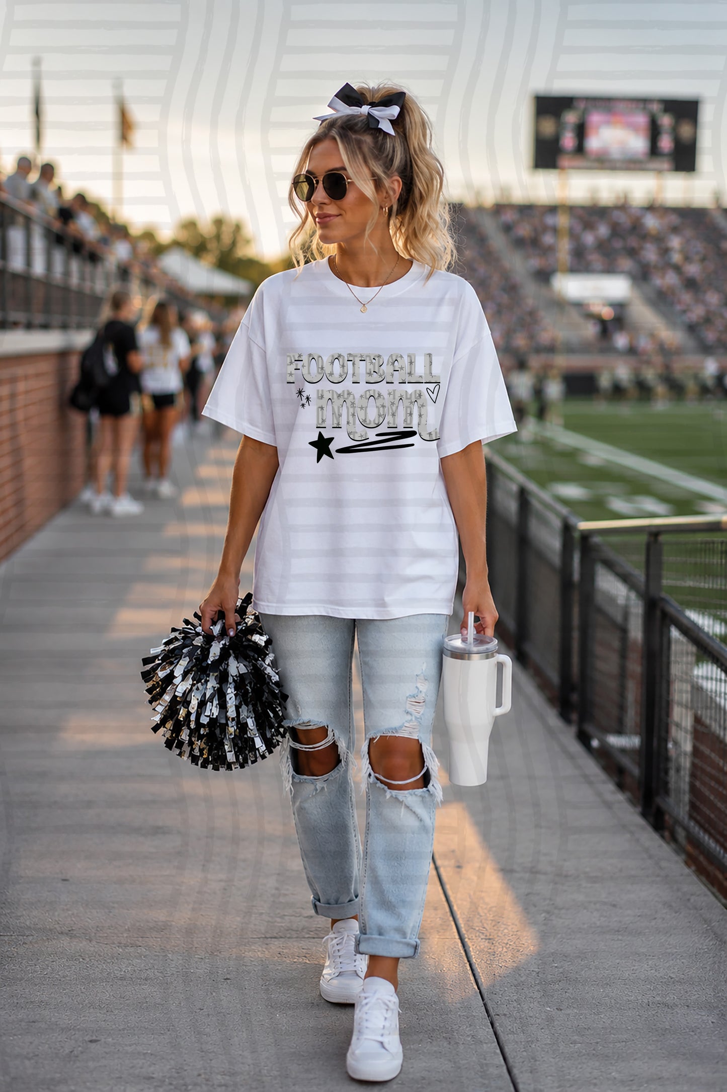 FOOTBALL MOM TEES -25 COLORS