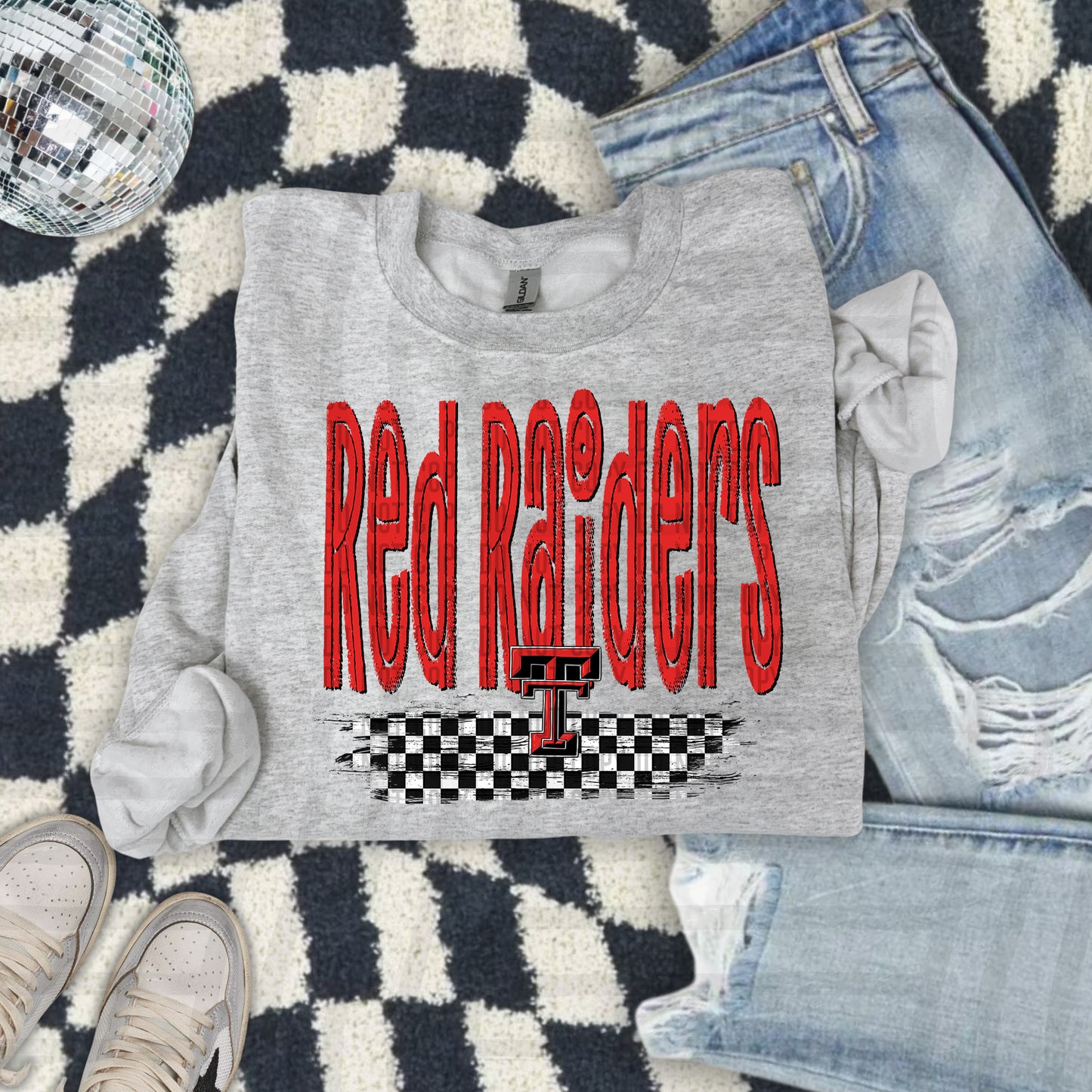 CHECKERED COLLEGE TEES